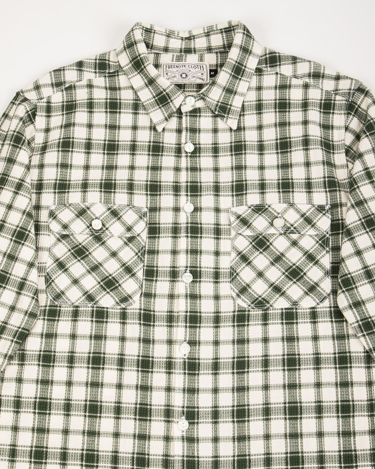 Freenote Benson Shirt - Cactus Green Plaid - Standard & Strange