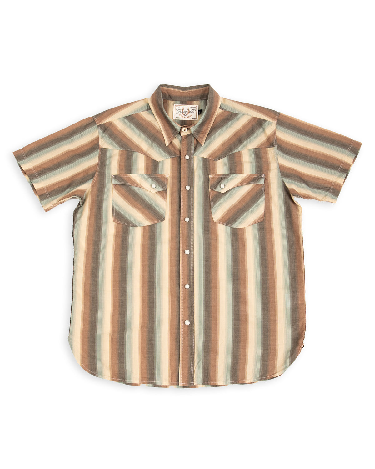 Freenote Calico Western Shirt S/S - Desert Stripe - Standard & Strange