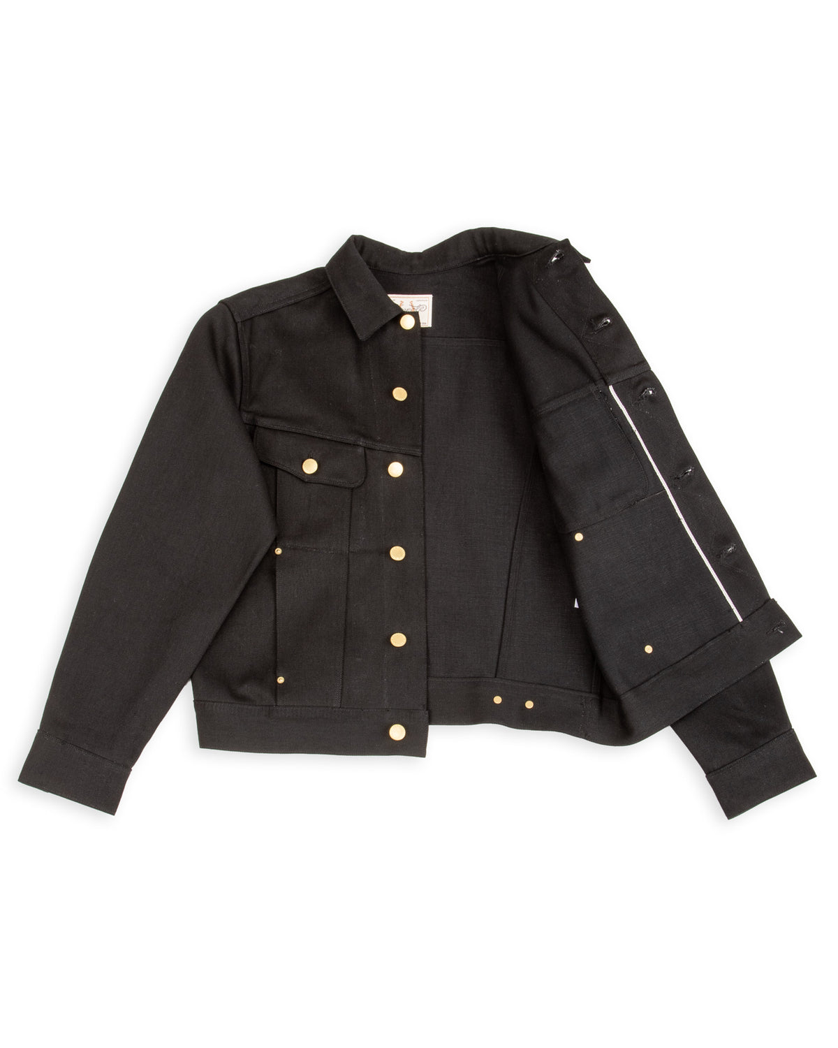 Freenote High Low Jacket - 15.75oz Black/Black - Standard & Strange