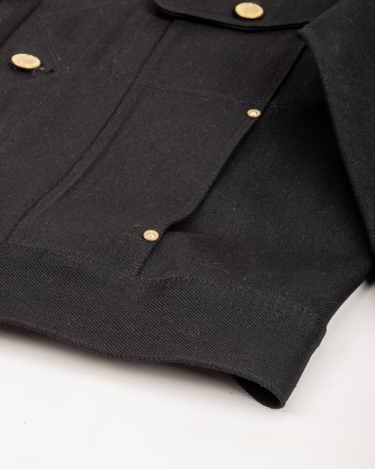Freenote High Low Jacket - 15.75oz Black/Black - Standard & Strange