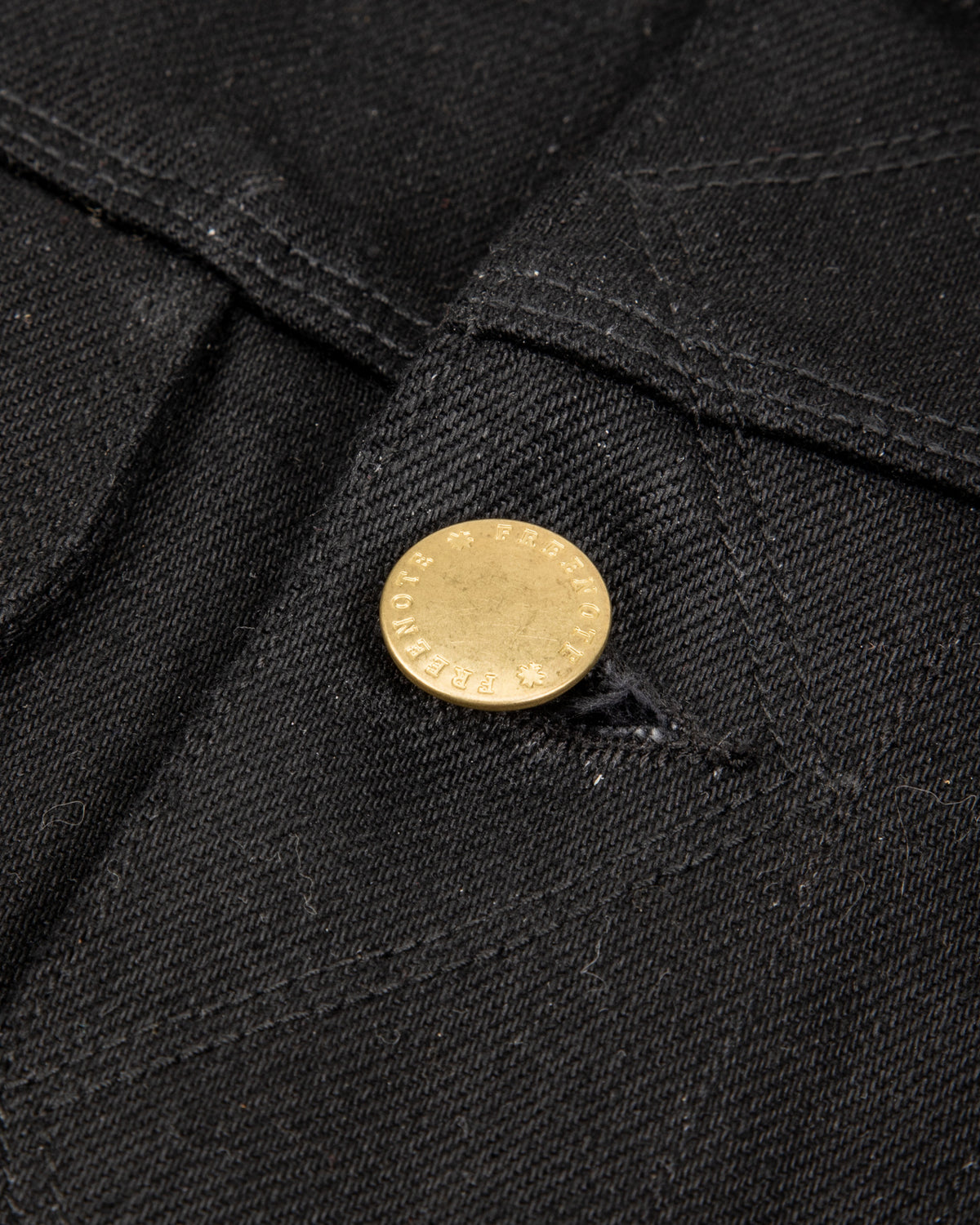 Freenote High Low Jacket - 15.75oz Black/Black - Standard & Strange
