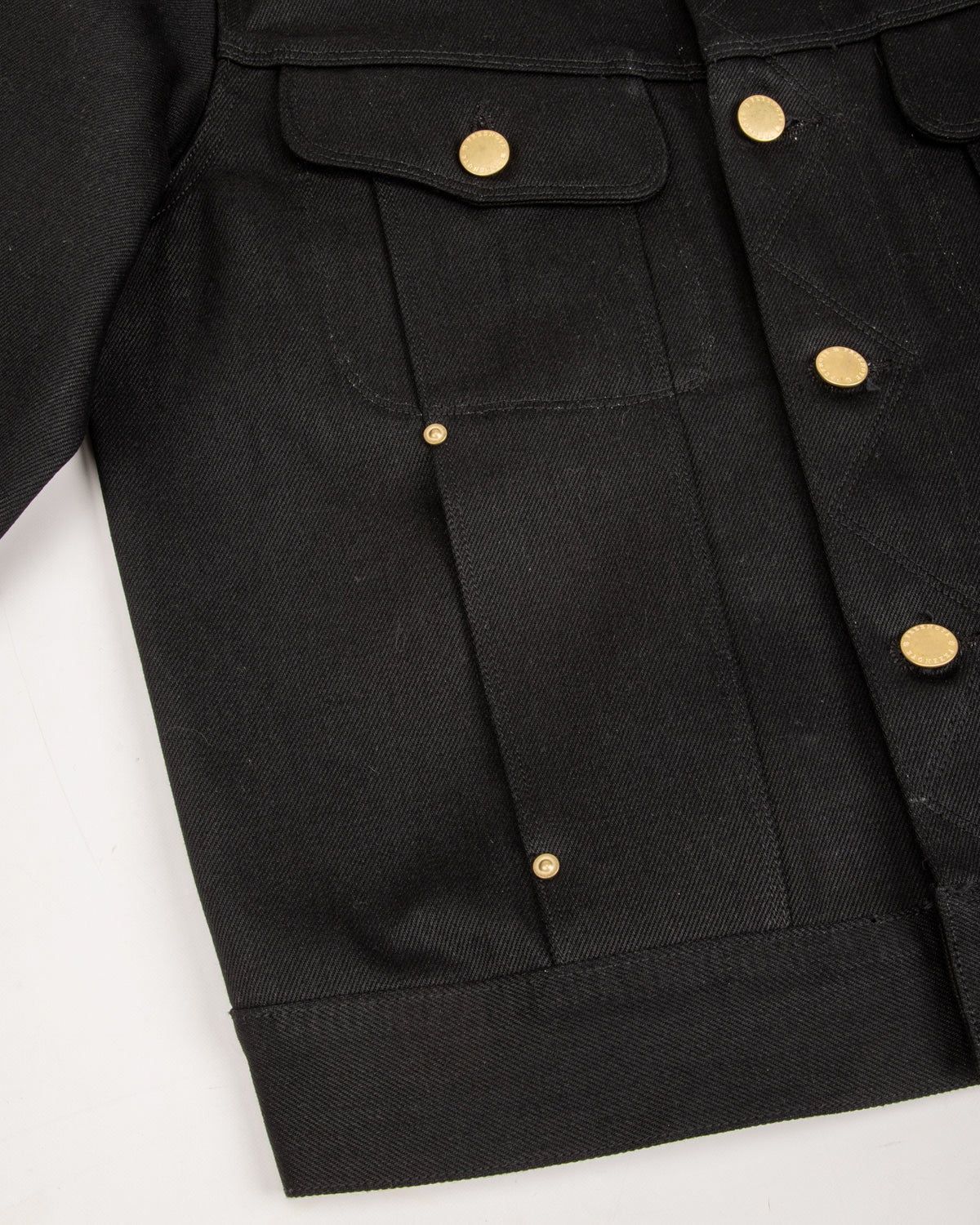 Freenote High Low Jacket - 15.75oz Black/Black - Standard & Strange