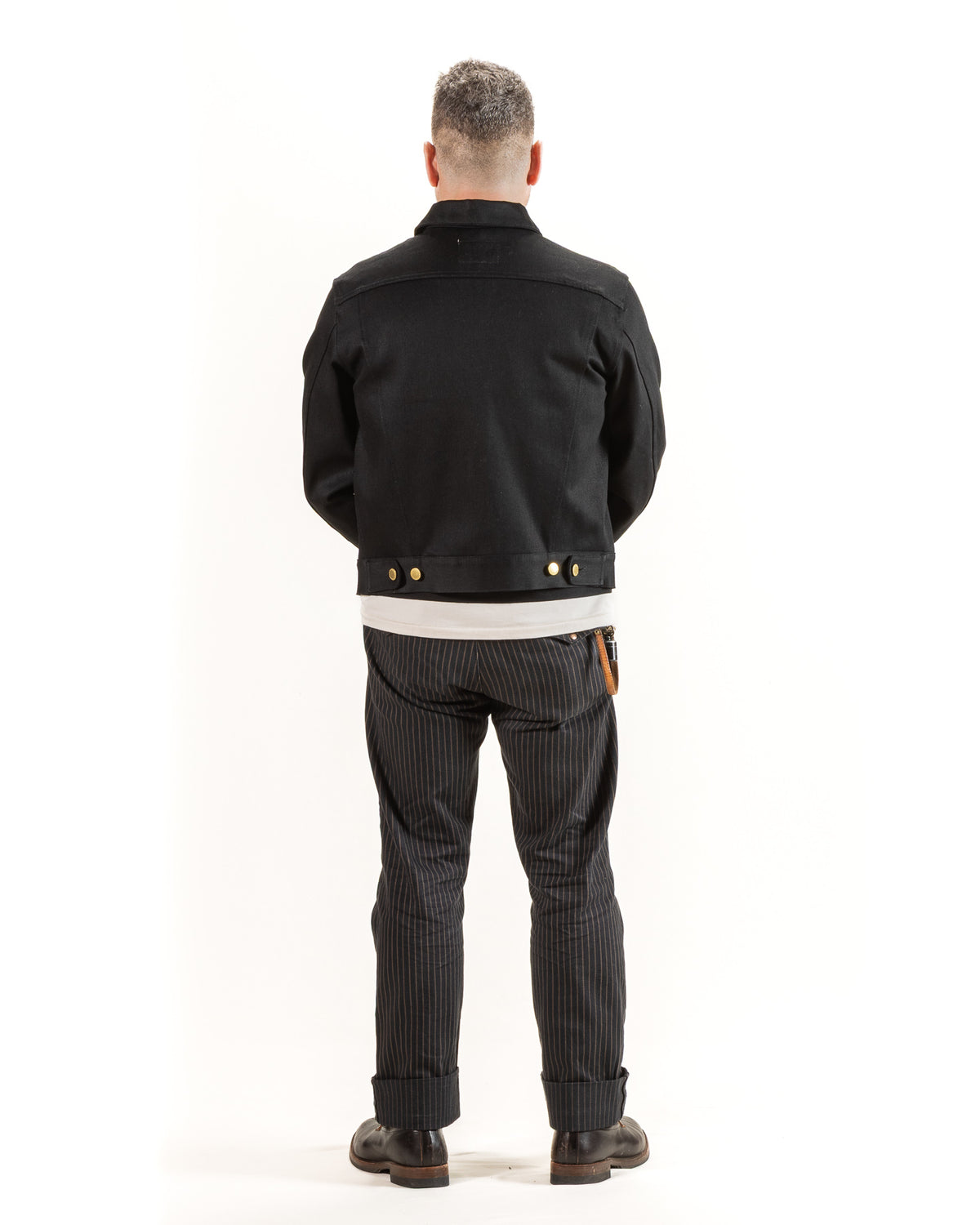 Freenote High Low Jacket - 15.75oz Black/Black - Standard & Strange
