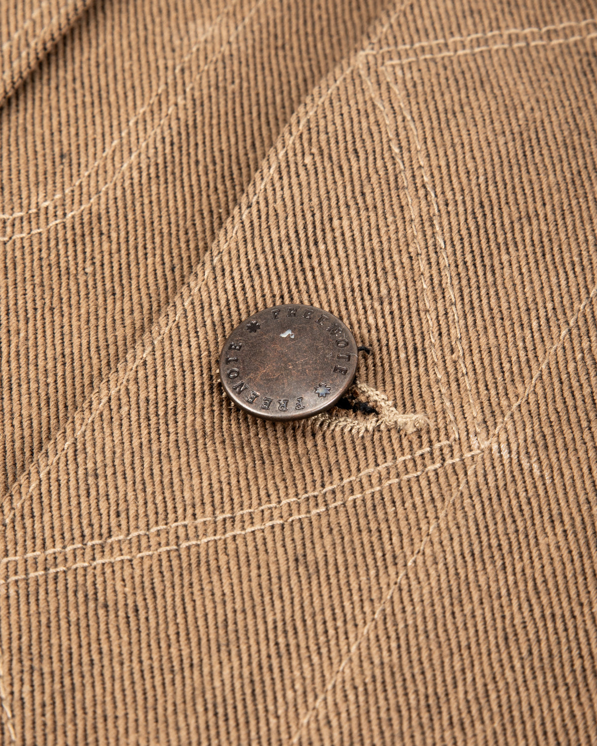Freenote High Low Jacket - 15oz Light Brown Denim - Standard & Strange