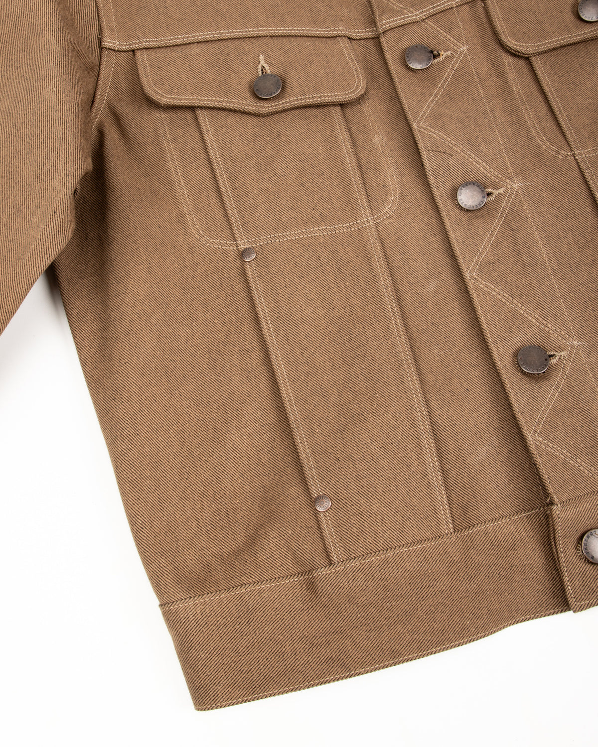 Freenote High Low Jacket - 15oz Light Brown Denim - Standard & Strange