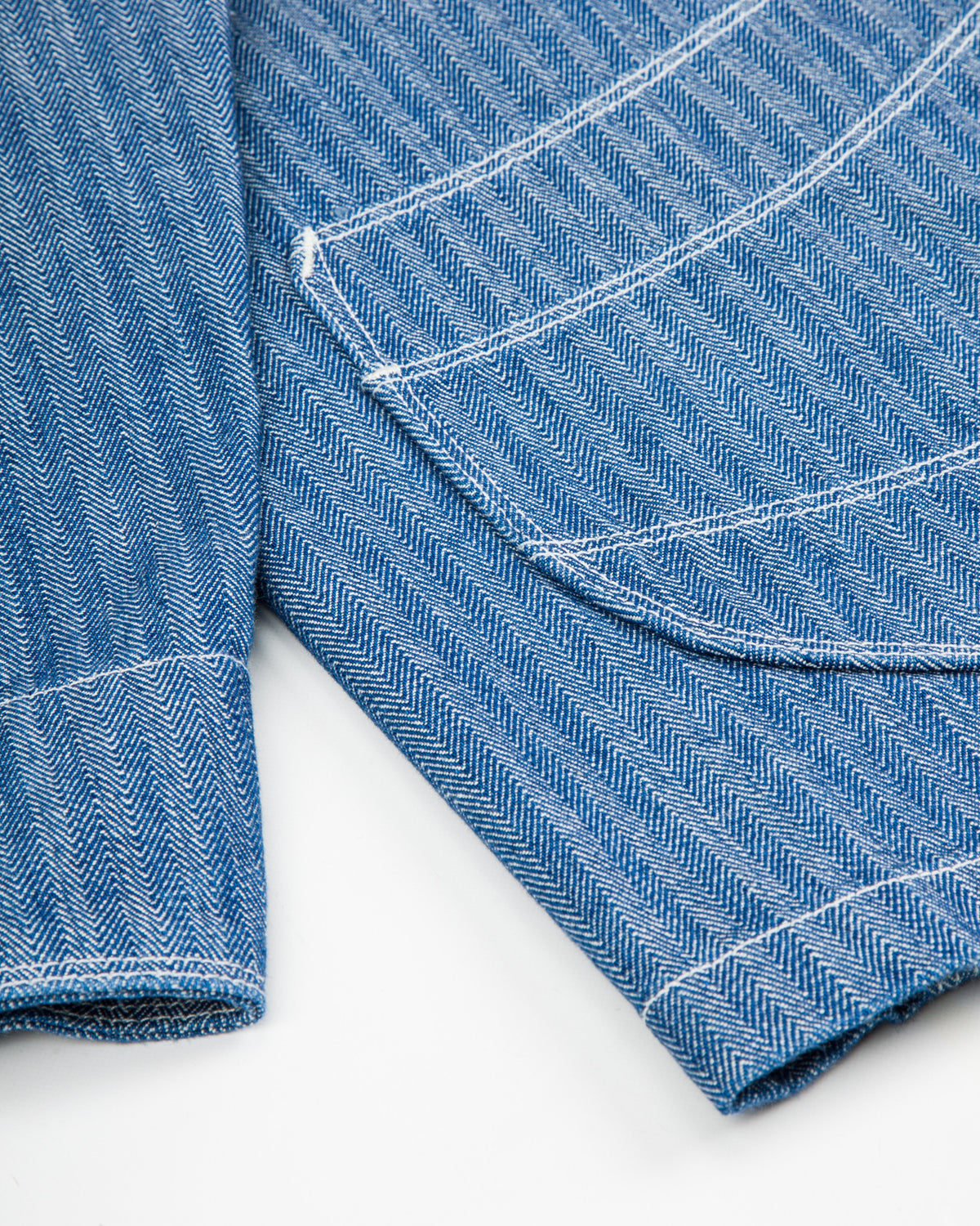 Freenote Modesto Jacket - Blue Herringbone - Standard & Strange