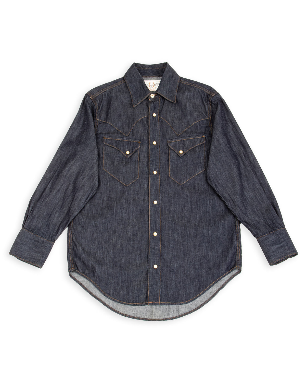 Freenote North Fork Shirt - 6oz Rinsed Denim - Standard & Strange