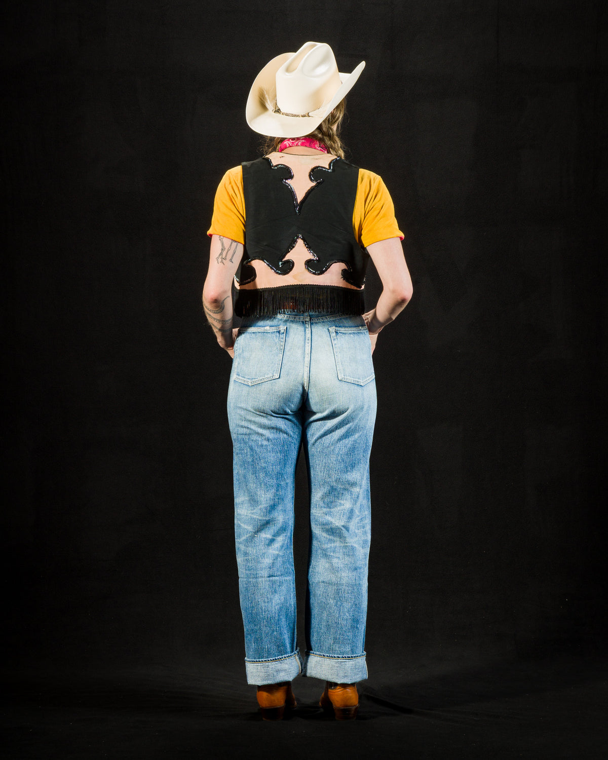 Fullcount 0107SSHW - Womens' Wide Straight "Monroe" - Heavyweight Indigo Blue - Standard & Strange