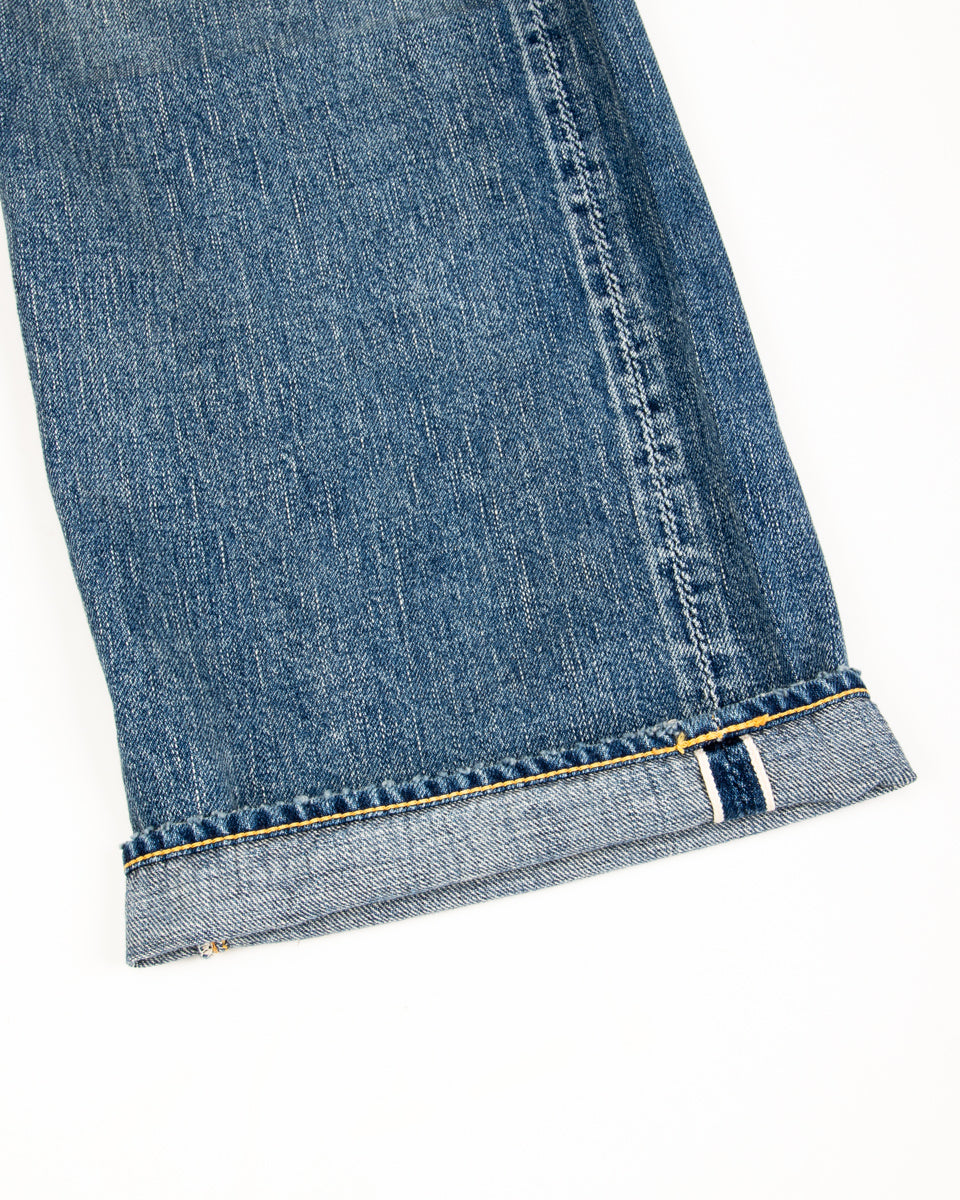 Fullcount 0107SSHW - Womens' Wide Straight "Monroe" - Heavyweight Indigo Blue - Standard & Strange