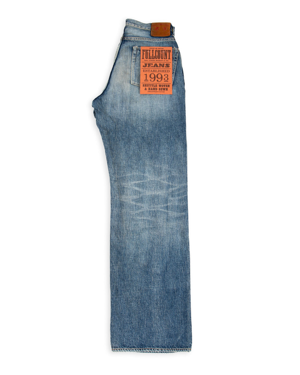 Fullcount 0107SSHW - Womens' Wide Straight "Monroe" - Heavyweight Indigo Blue - Standard & Strange