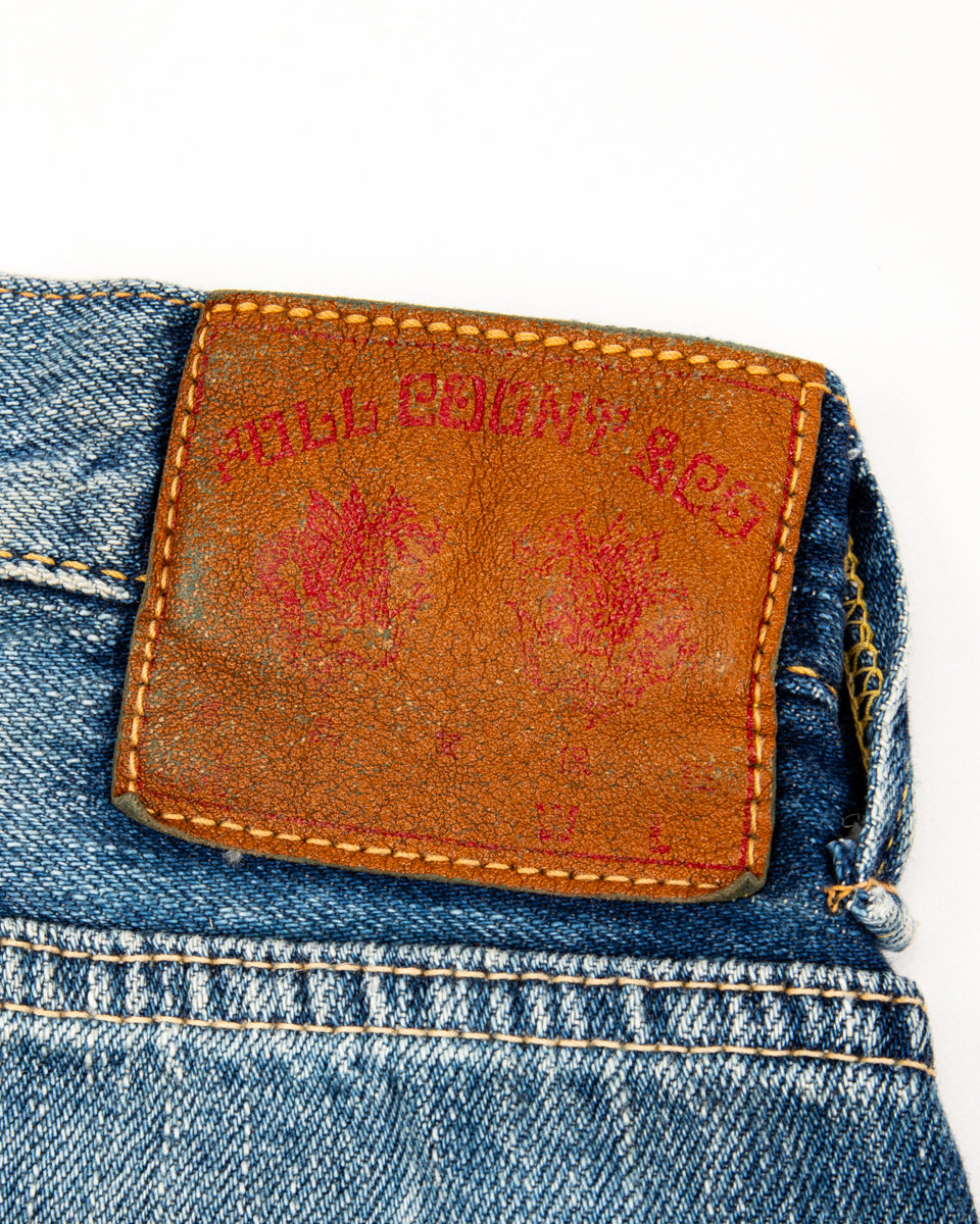 Fullcount 0107SSHW - Womens' Wide Straight "Monroe" - Heavyweight Indigo Blue - Standard & Strange