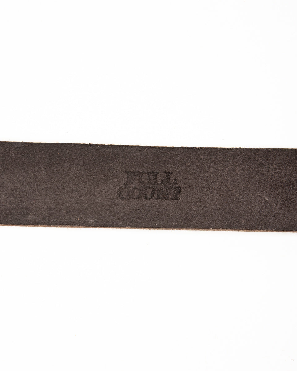 Fullcount Wild Leather Belt - Black - Standard & Strange