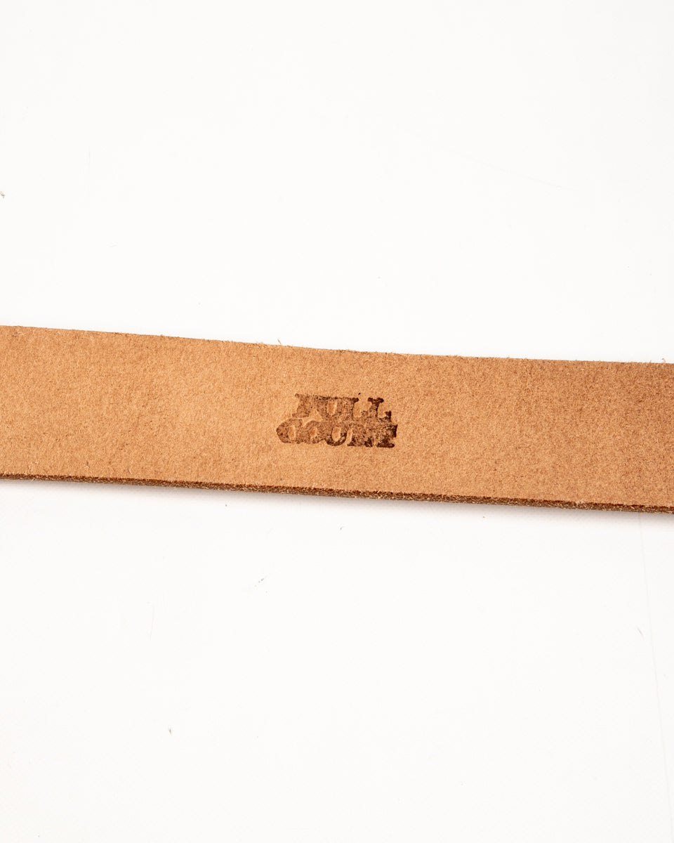Fullcount Wild Leather Garrison Belt - Natural - Standard & Strange