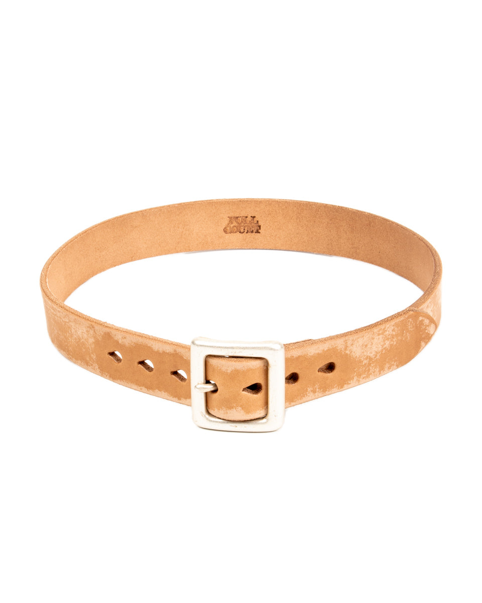Fullcount Wild Leather Garrison Belt - Natural - Standard & Strange