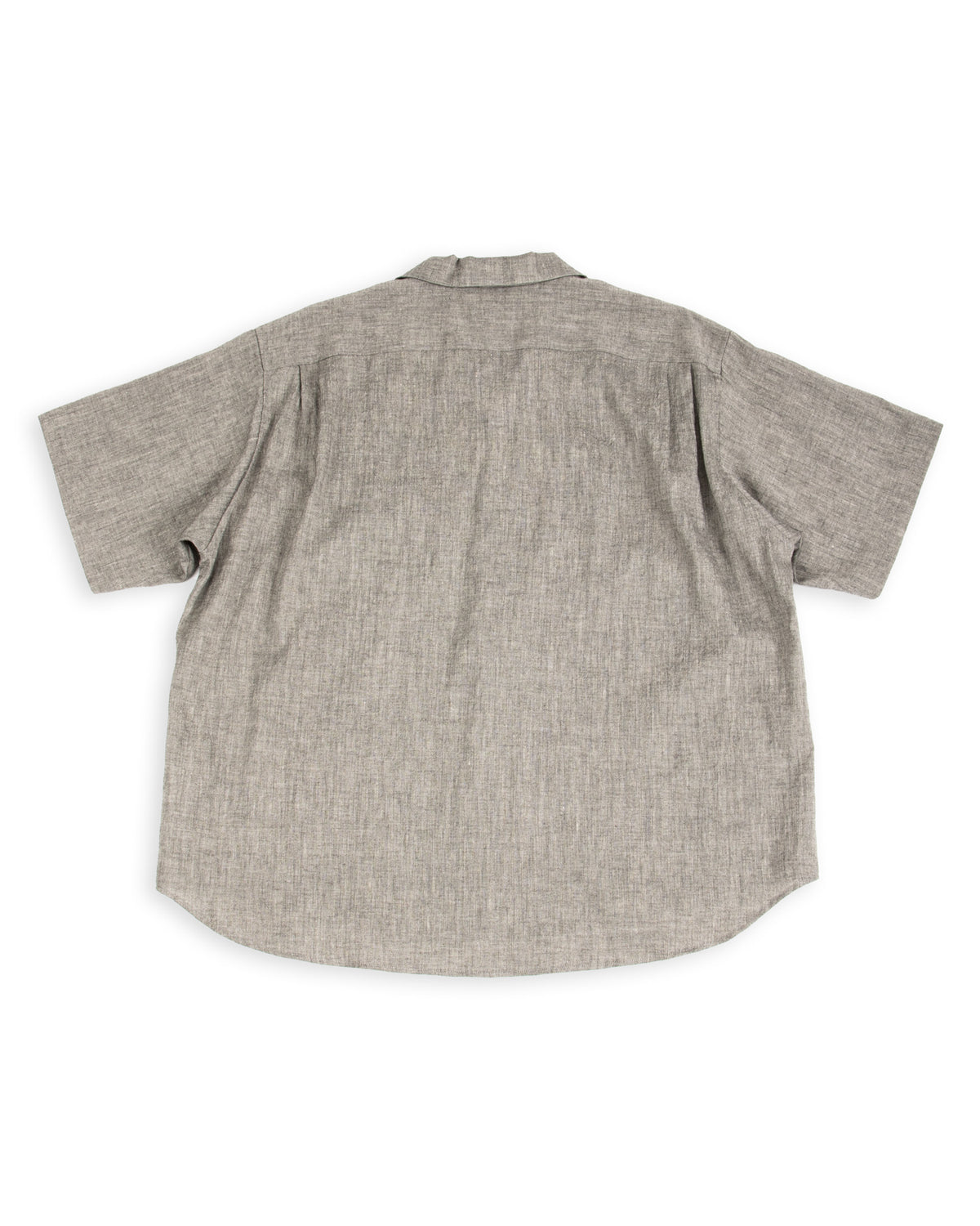 Gorsch Capri Short Sleeve Open Pullover Shirt - Dark Grey Yak Mix - Standard & Strange