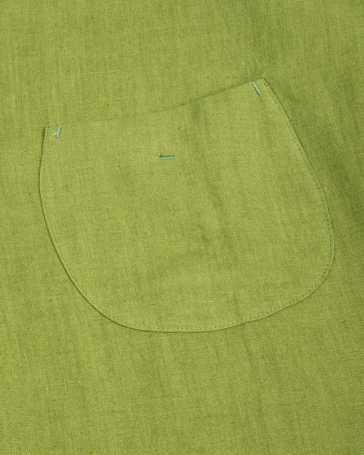 Gorsch Capri Short Sleeve Pullover Shirt - Olive Green Linen - Standard & Strange