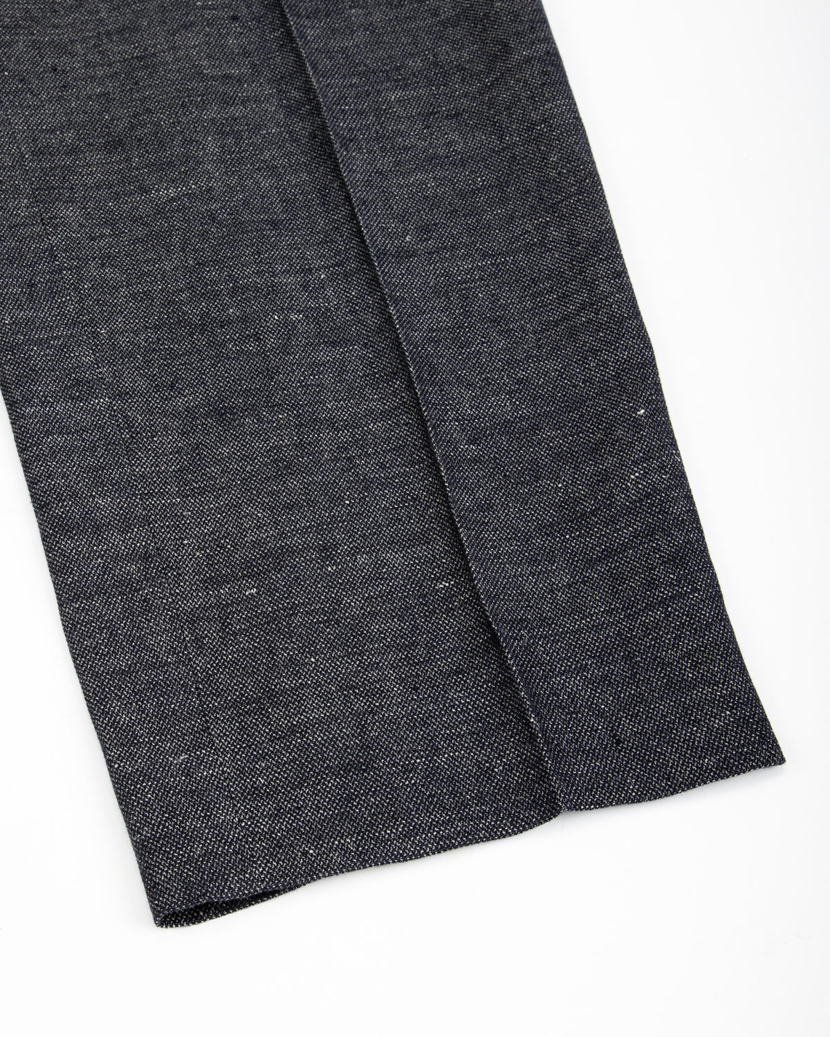 Gorsch Linen 2 Tuck Trousers - Navy/Grey - Standard & Strange