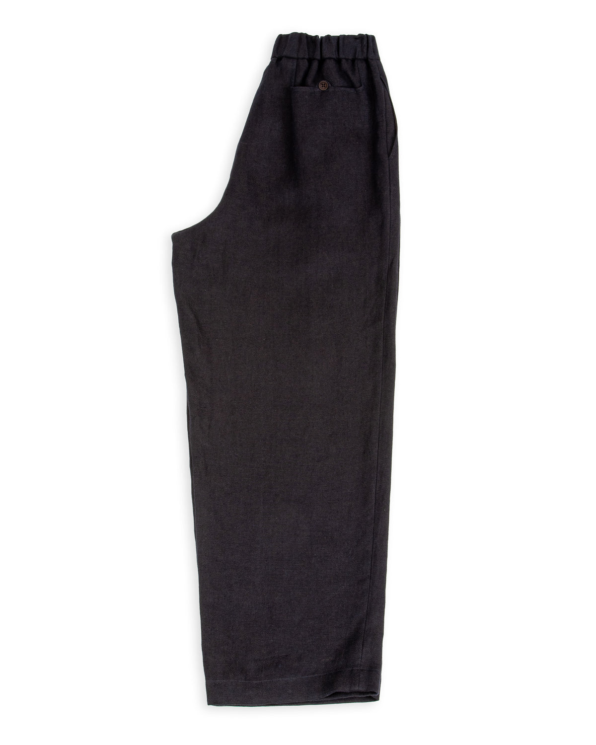 Gorsch Linen Easy Trousers - Navy/Brown - Standard & Strange