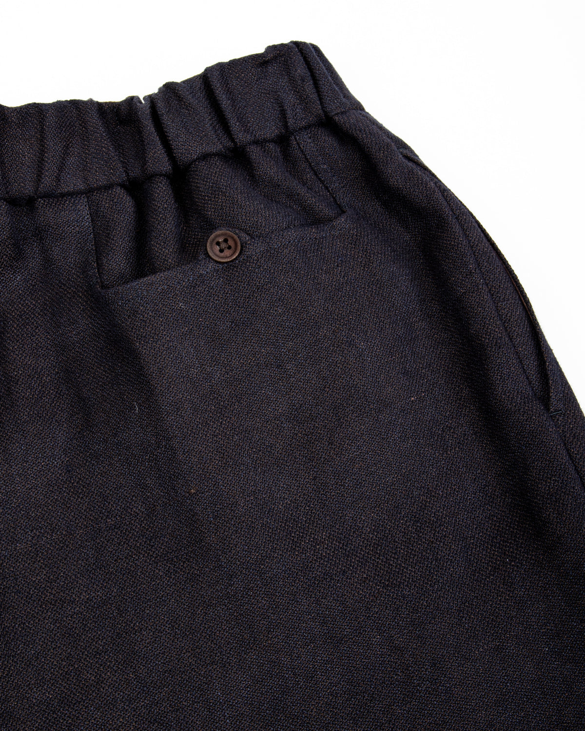 Gorsch Linen Easy Trousers - Navy/Brown - Standard & Strange