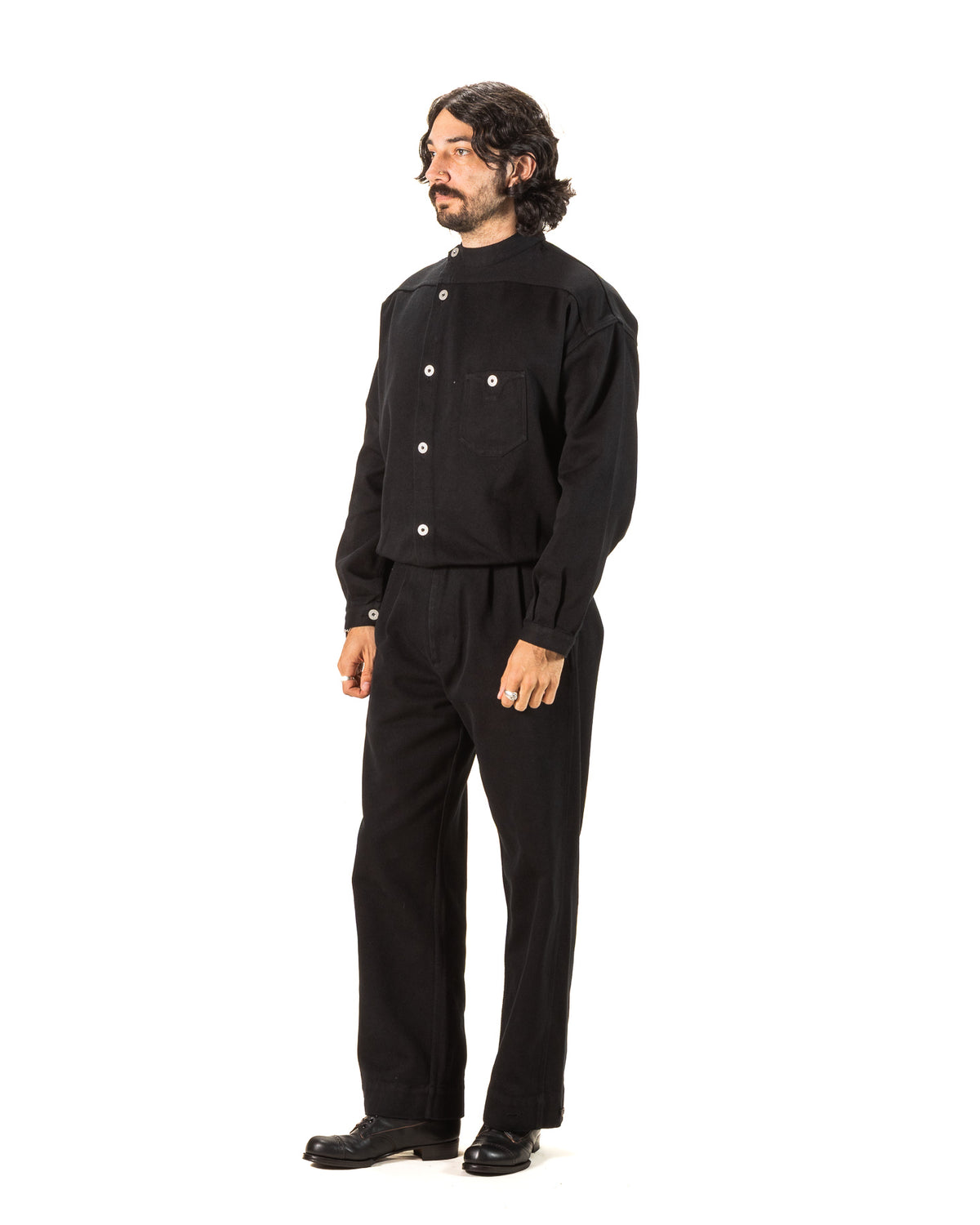 Gråbrodern Norrgårde Jacket - Heavy Italian Twill Black - Standard & Strange