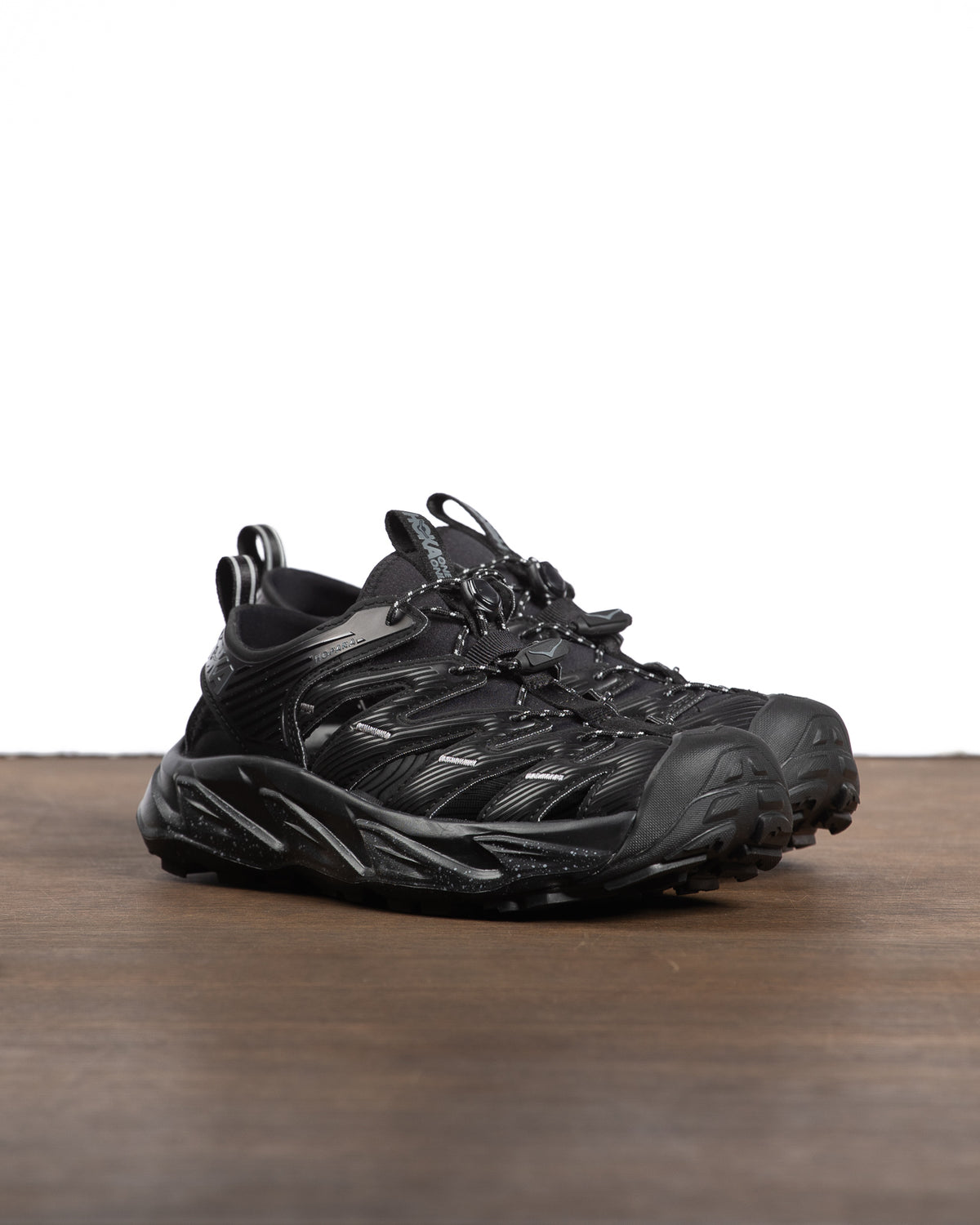Hoka Hopara Sandal - Black/Castle Rock - Standard & Strange