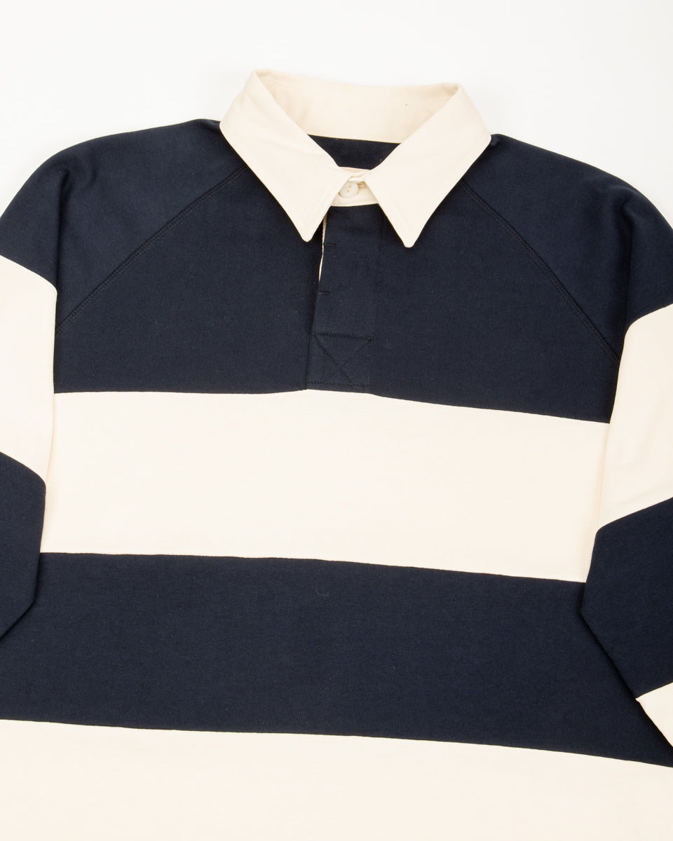 Heimat Raglan Rugby - Ink/Seashell - Standard & Strange