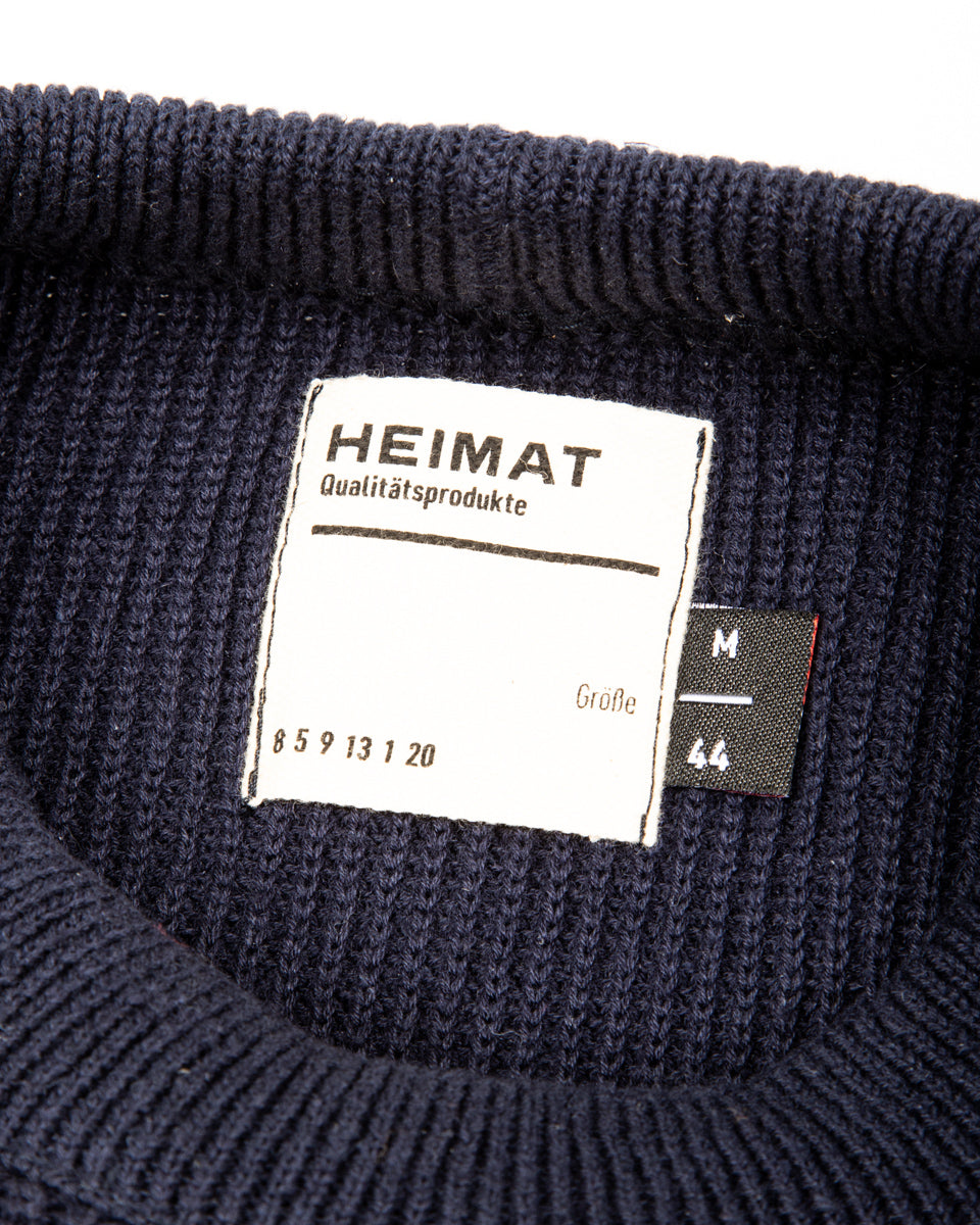 Heimat Rundhals Pullover Crew Neck Sweater - Ink - Standard & Strange