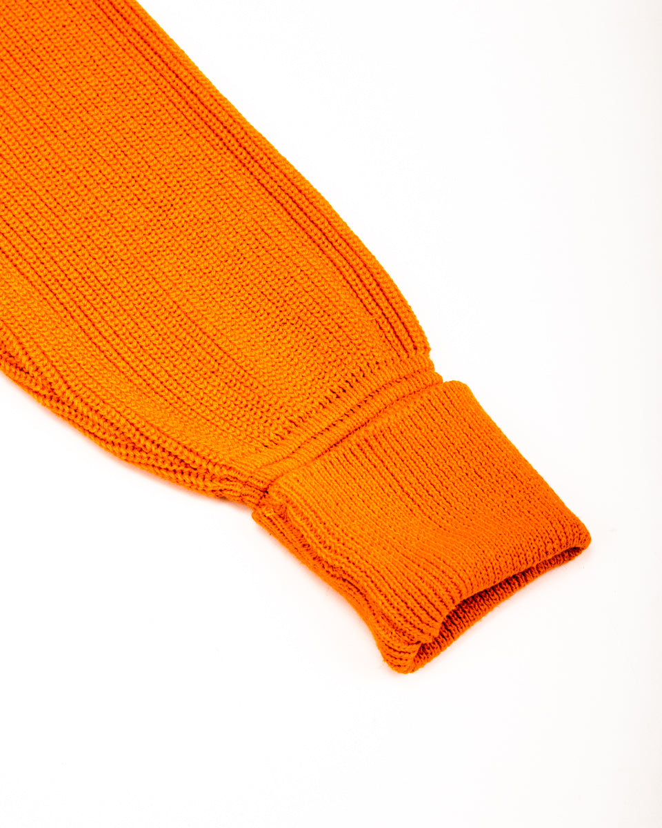 Heimat Rundhals Pullover Crew Neck Sweater - Rescue Orange - Standard & Strange