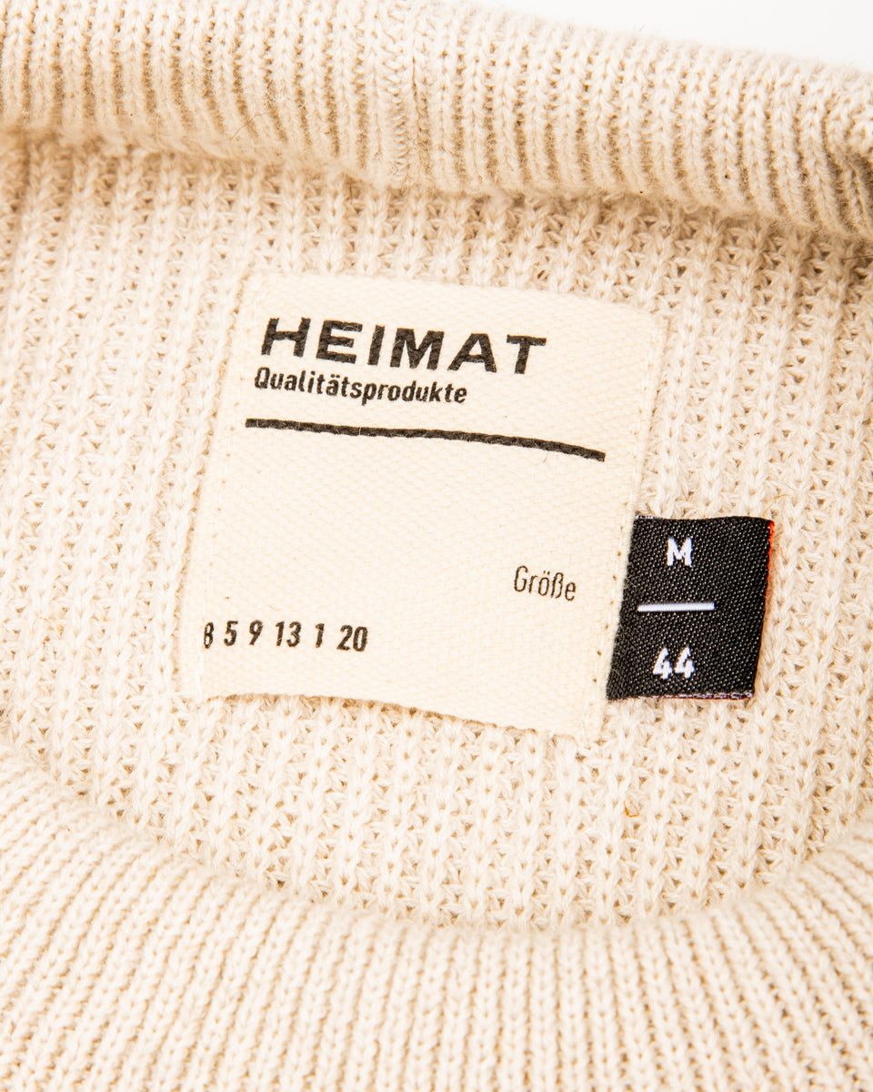 Heimat Rundhals Pullover Crew Neck Sweater - Seashell - Standard & Strange