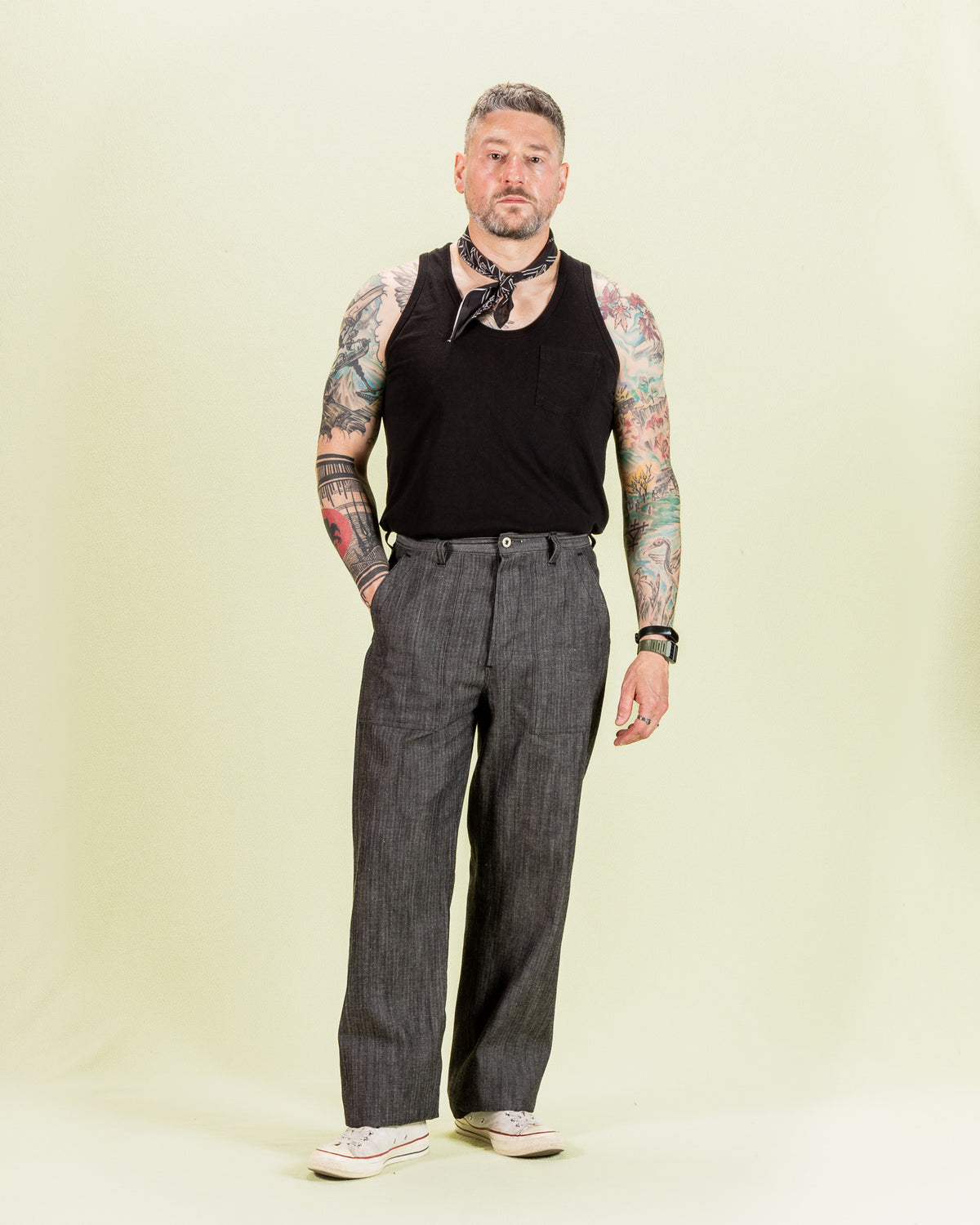 Hendrix Park H.P. Fatigues - Japanese Gray HBT - Standard & Strange