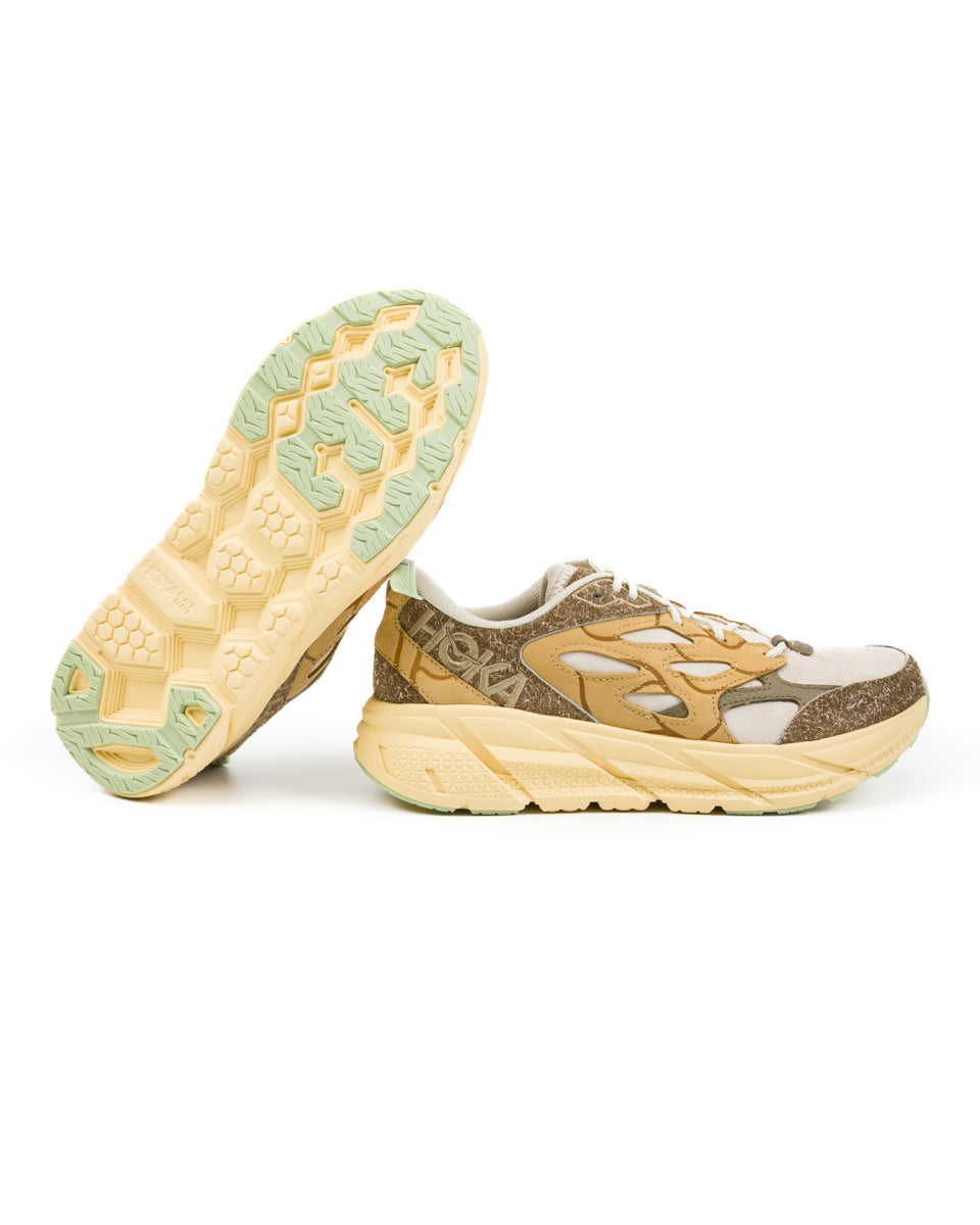 Hoka Clifton L Suede - Oat Milk/Pollen - Standard & Strange