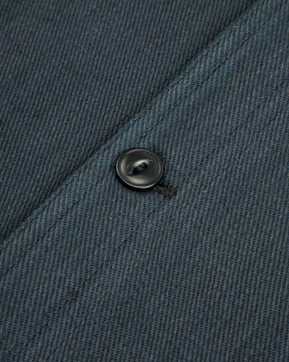 Indi + Ash Andrew Shirt - Handwoven Iron/Indigo Denim - Standard & Strange
