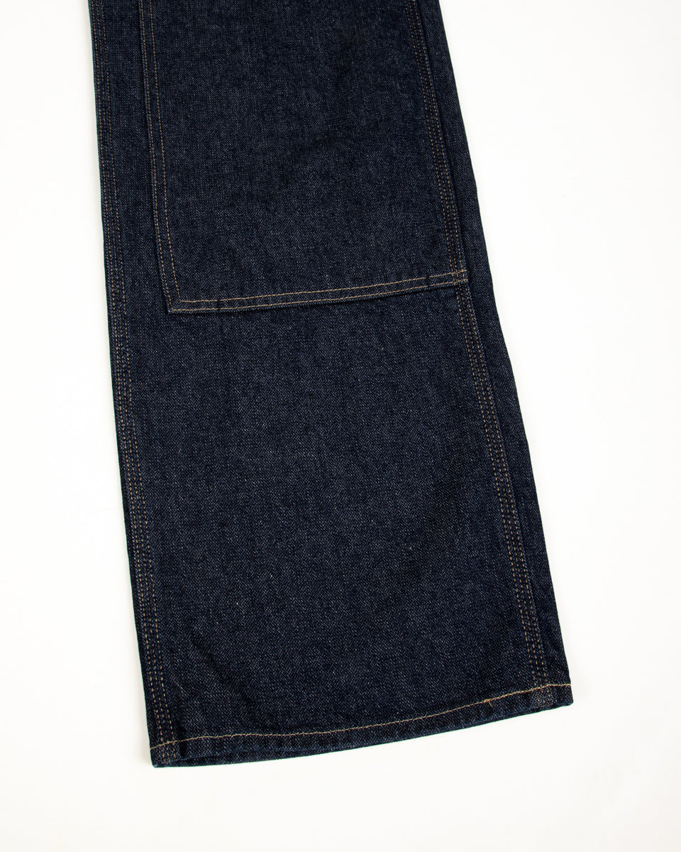 Indigofera Audrey Double Knee Jean - Double Wash 14 oz Broken Twill Indigo - Standard & Strange