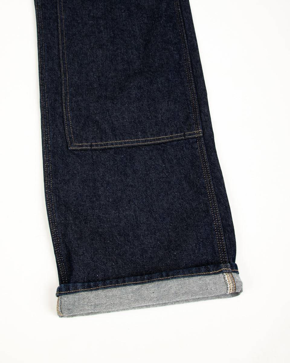 Indigofera Audrey Double Knee Jean - Double Wash 14 oz Broken Twill Indigo - Standard & Strange