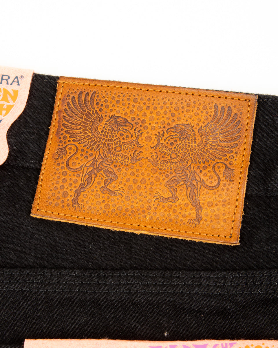 Indigofera Duke Wide Fit - 14.5 oz Soaked Gunpowder Denim - Standard & Strange