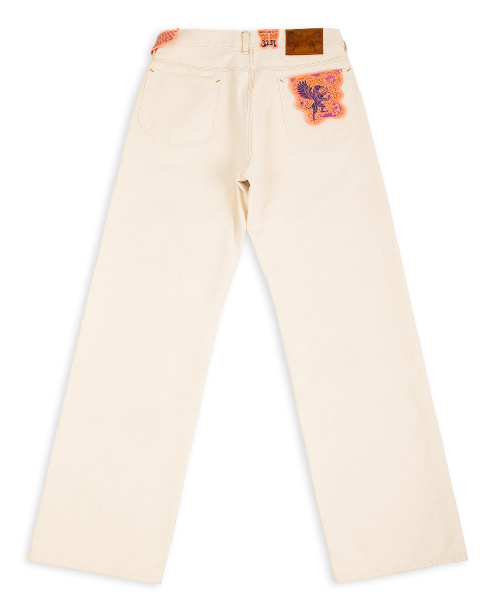 Indigofera Duke Wide Fit - Ecru Smithson Canvas - Standard & Strange