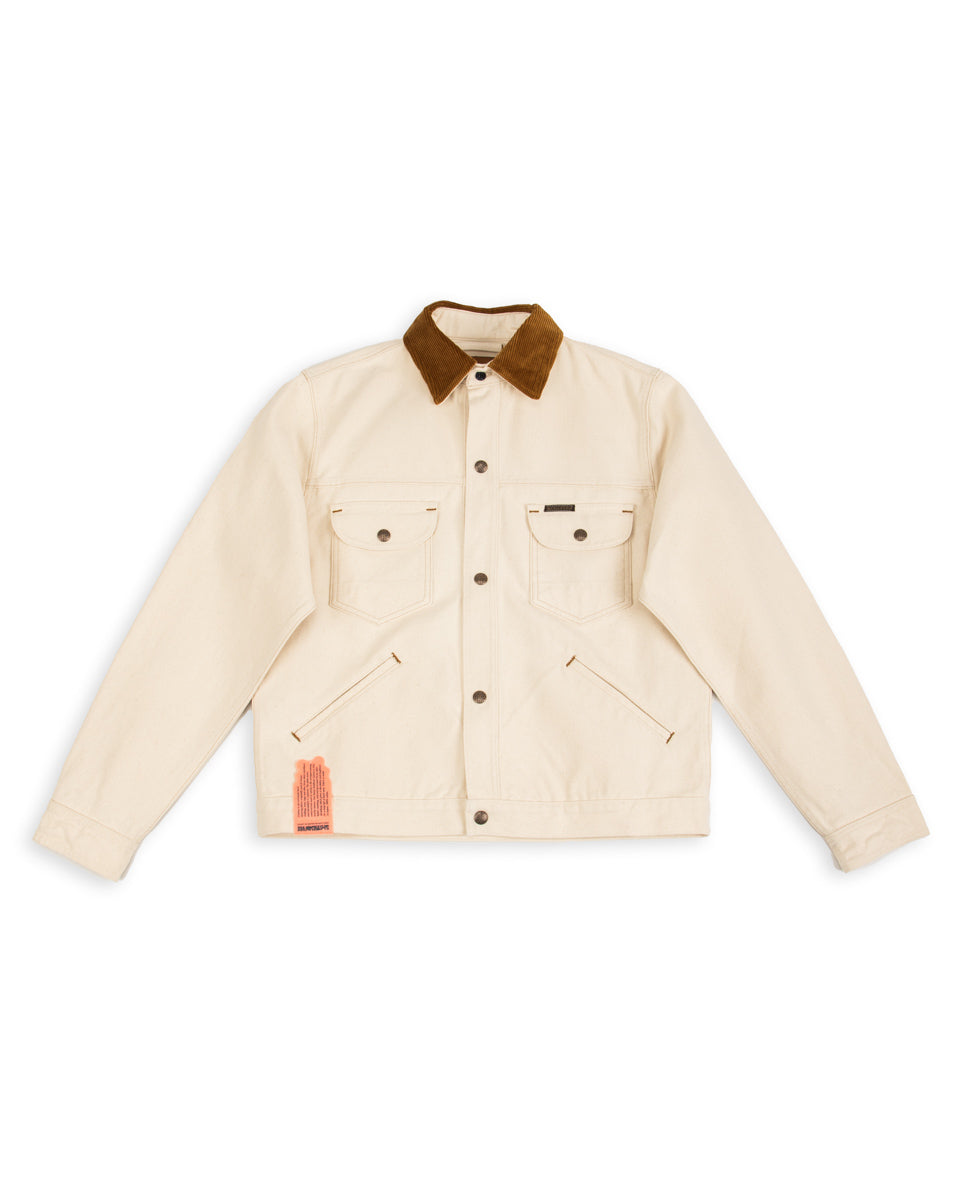 Indigofera Fargo Quarter Jacket - Ecru Smithson Canvas - Standard & Strange