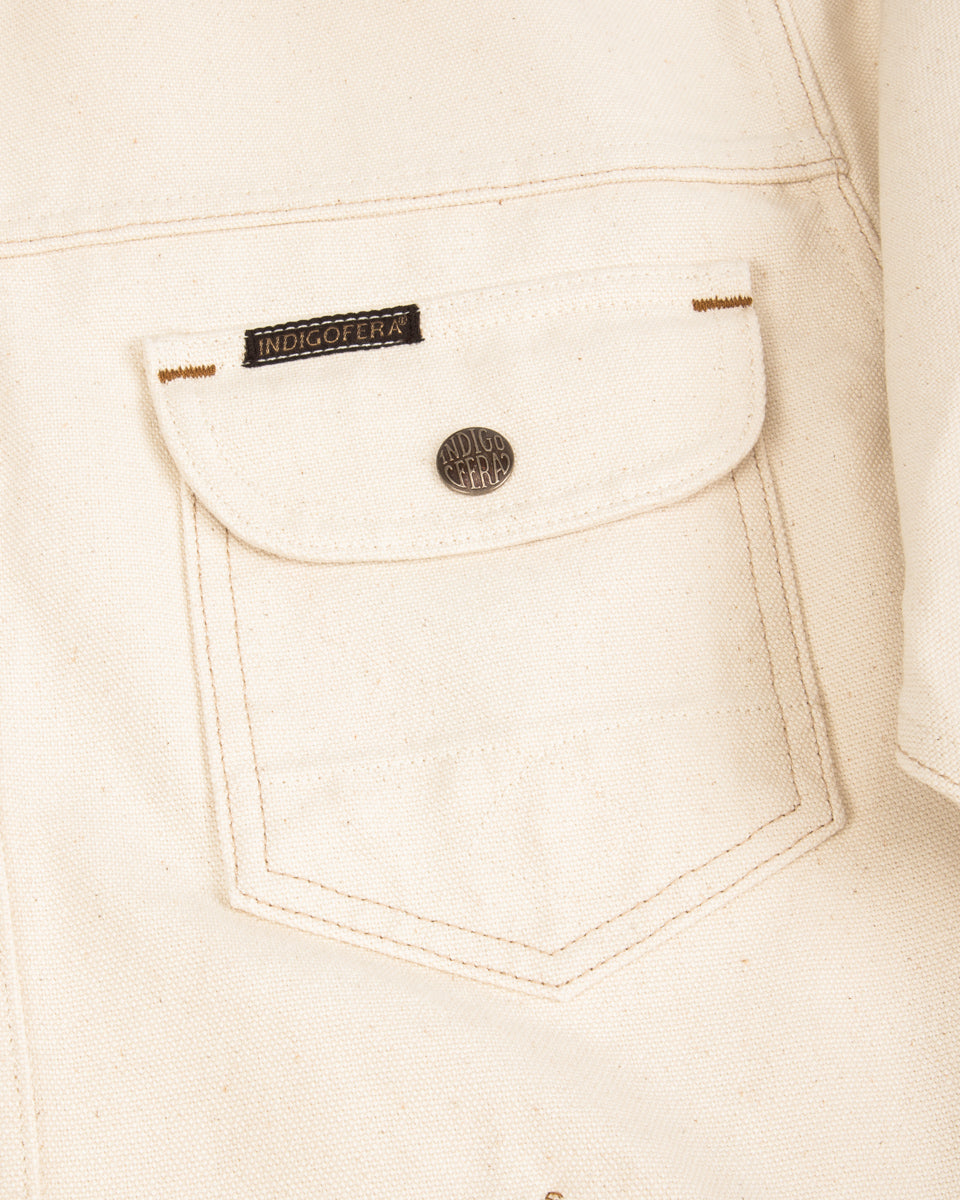 Indigofera Fargo Quarter Jacket - Ecru Smithson Canvas - Standard & Strange