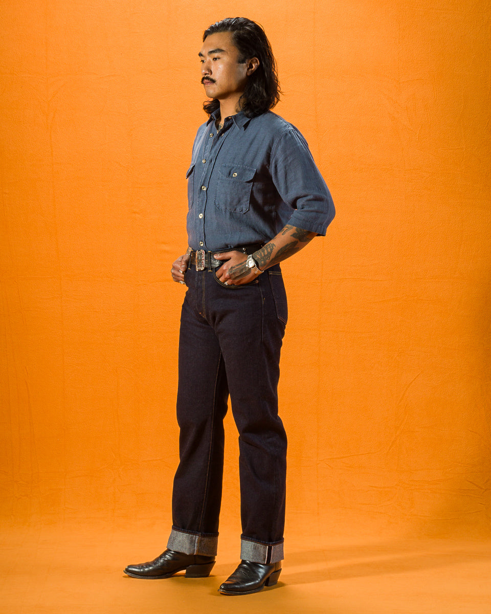 Indigofera Kirk Straight Fit - 14oz Soaked No.9 Selvedge - Standard & Strange
