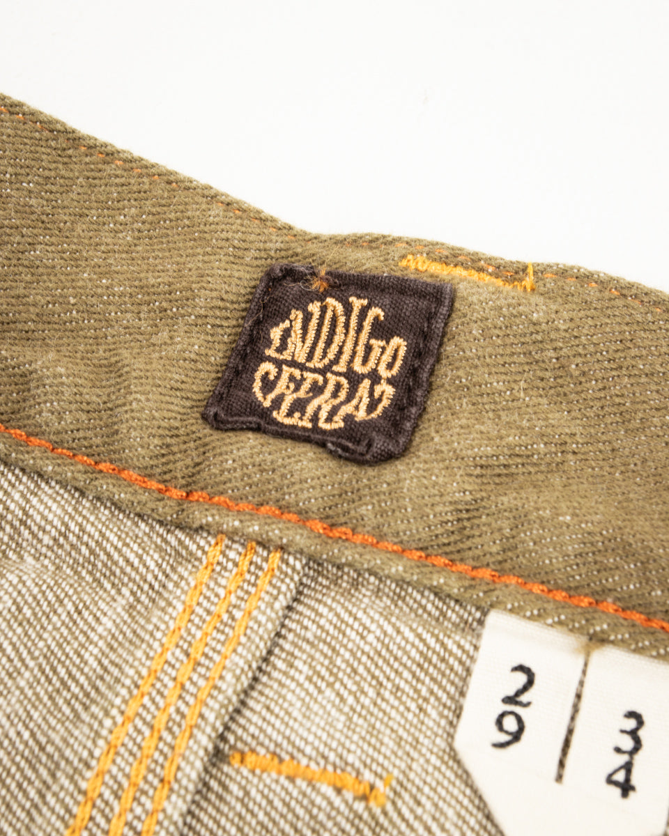Indigofera S&S x Indigofera Wendell Pant - 10.5oz Desert Moss Selvedge - Standard & Strange