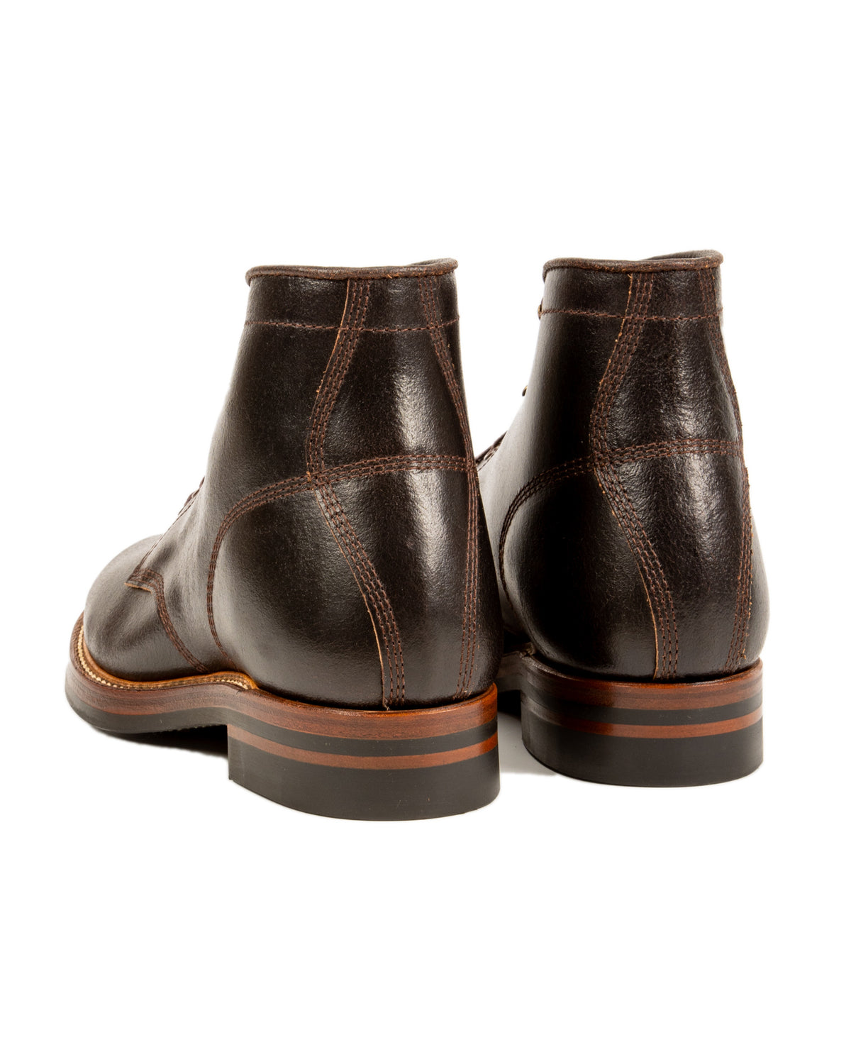 John Lofgren El Capitan Boots - Dark Brown Waxed Flesh - Standard & Strange
