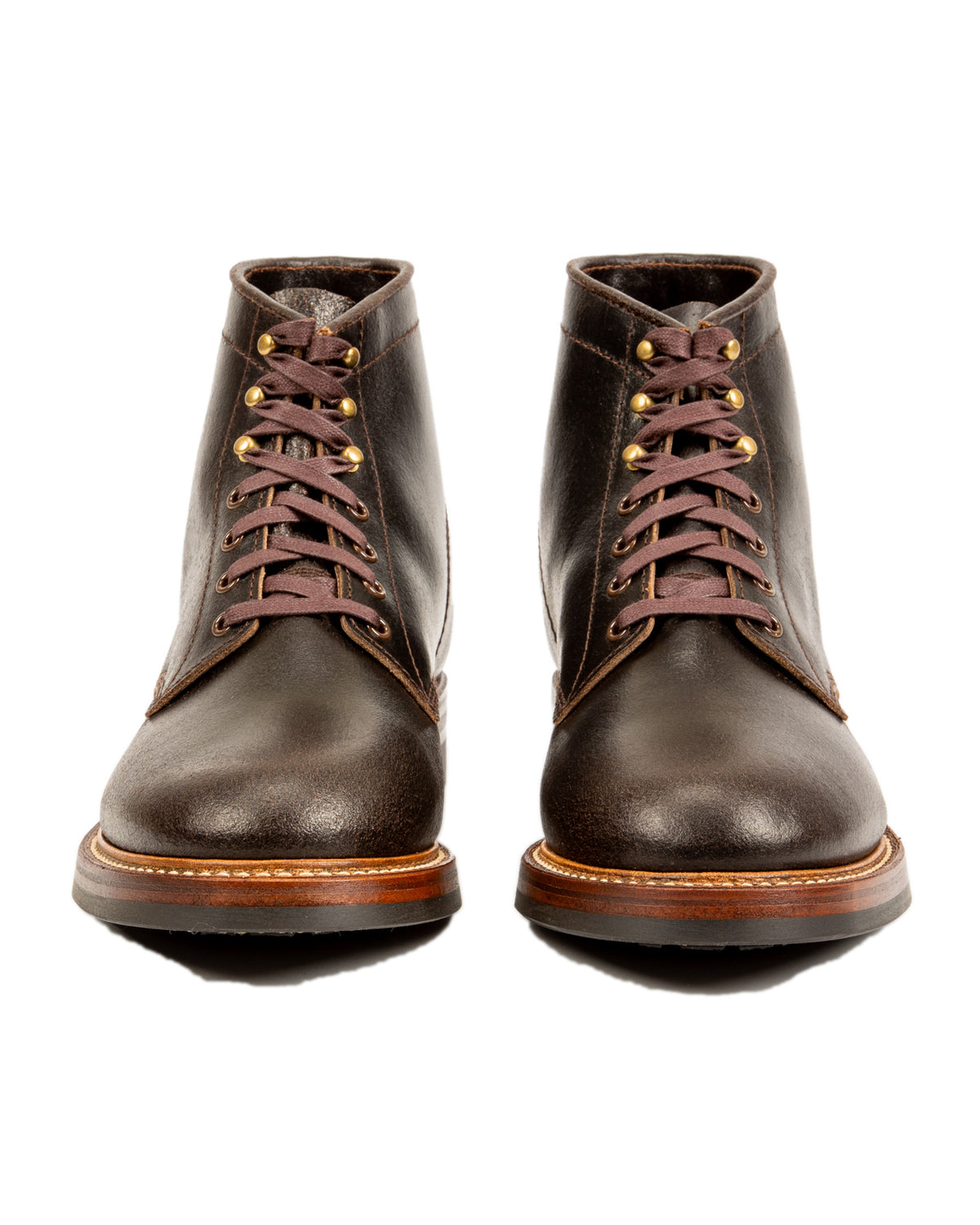 John Lofgren El Capitan Boots - Dark Brown Waxed Flesh - Standard & Strange