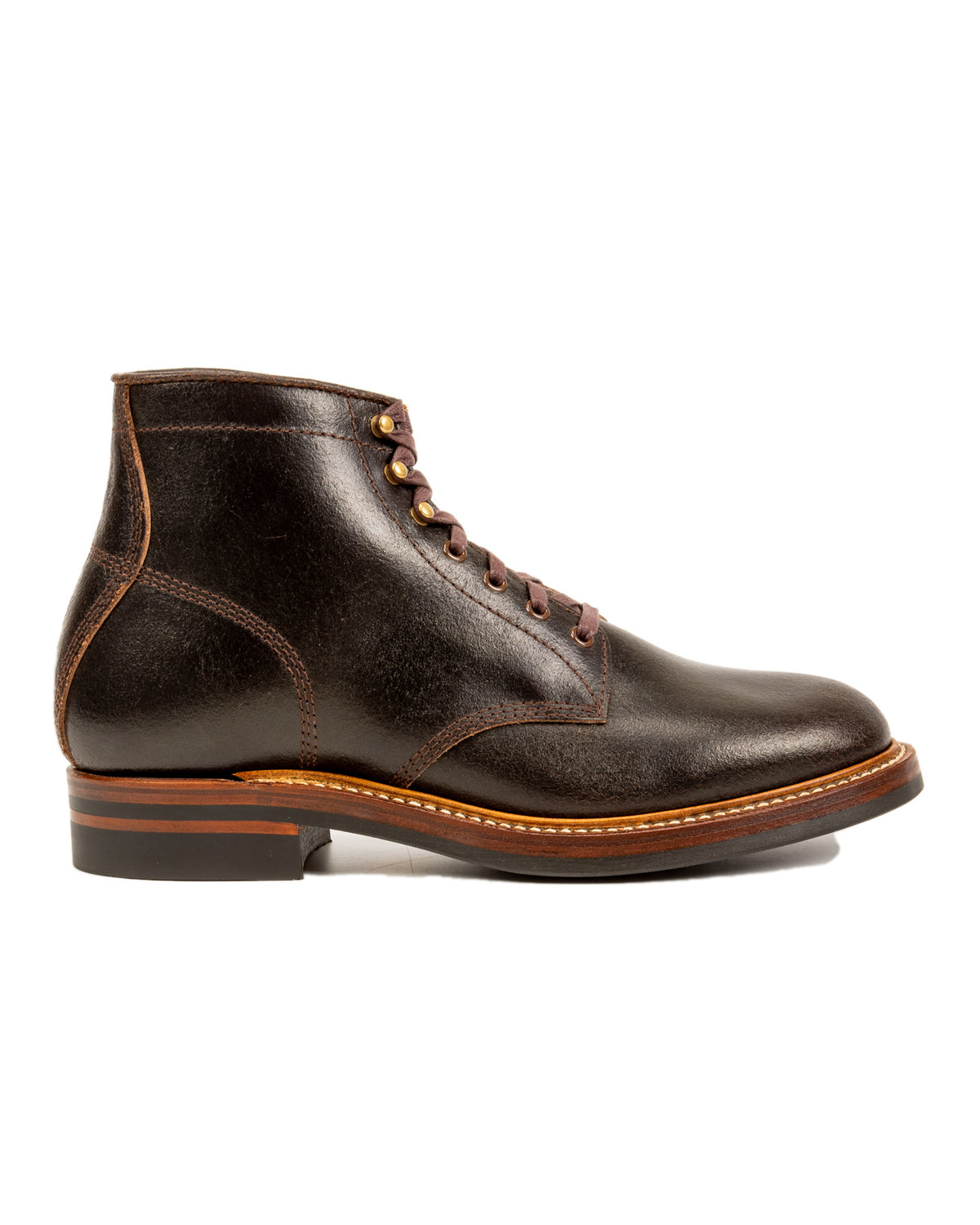 John Lofgren El Capitan Boots - Dark Brown Waxed Flesh - Standard & Strange