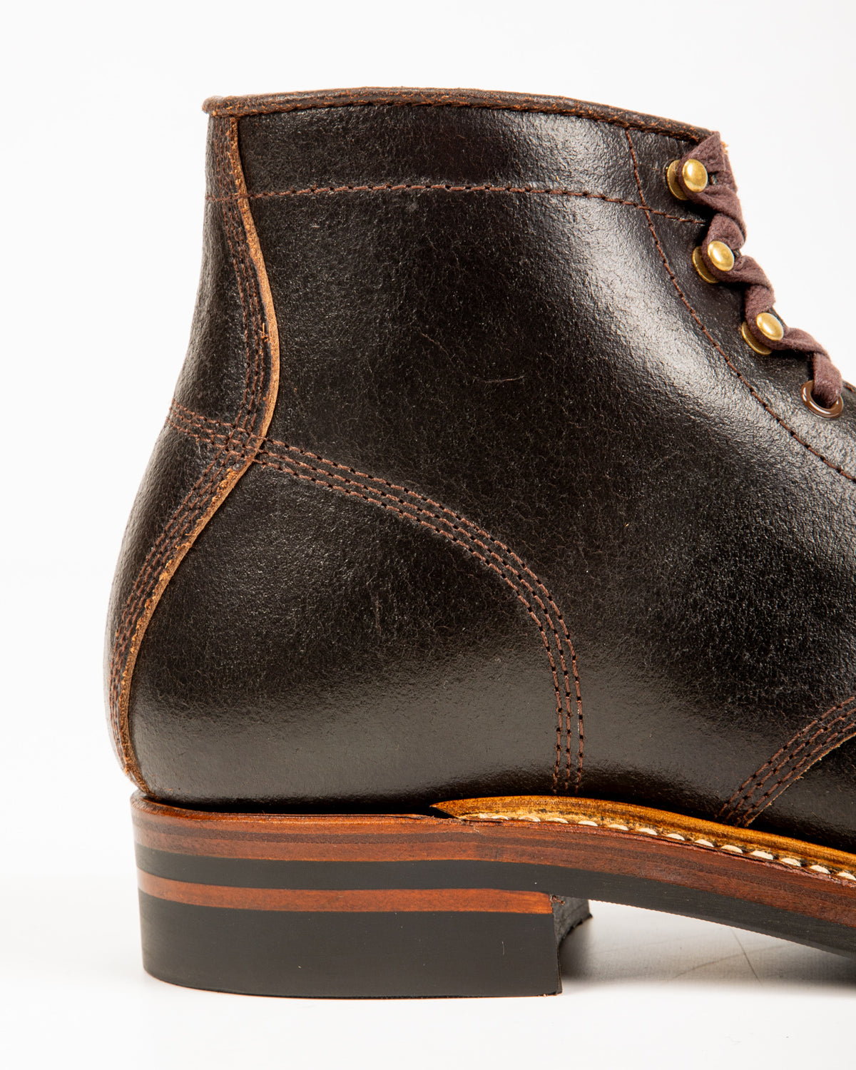 John Lofgren El Capitan Boots - Dark Brown Waxed Flesh - Standard & Strange