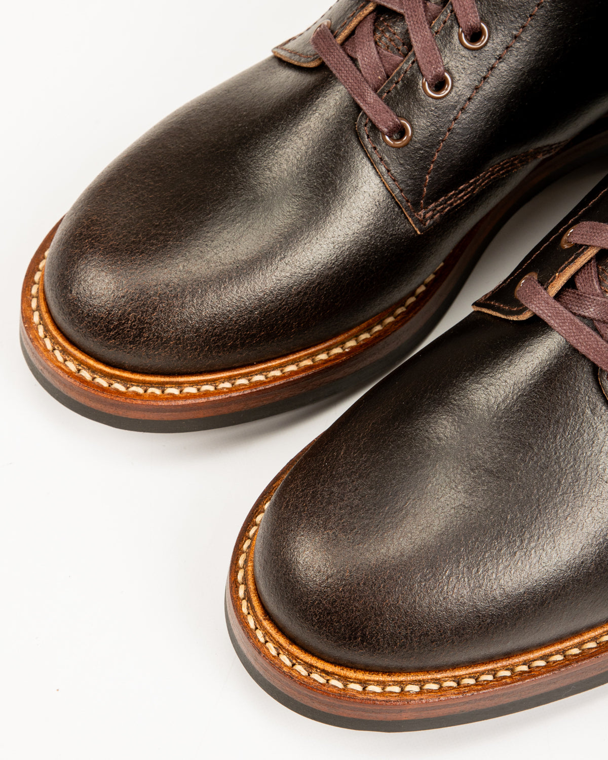 John Lofgren El Capitan Boots - Dark Brown Waxed Flesh - Standard & Strange