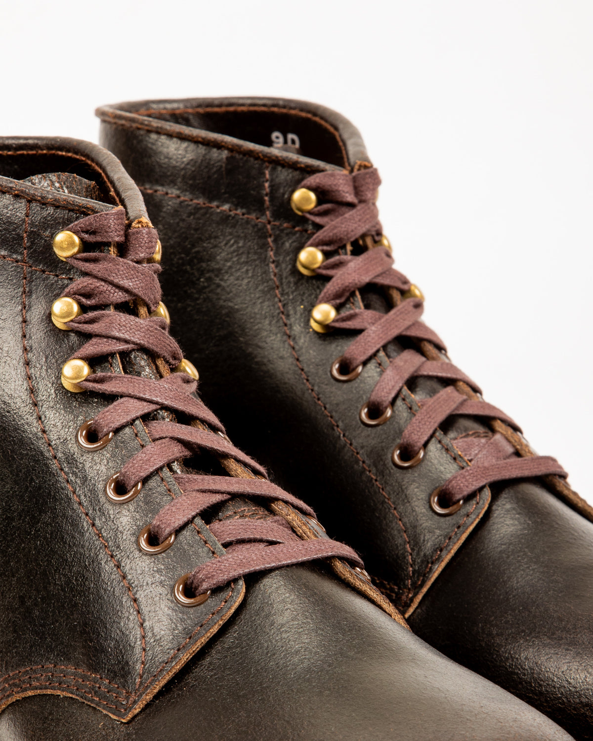 John Lofgren El Capitan Boots - Dark Brown Waxed Flesh - Standard & Strange