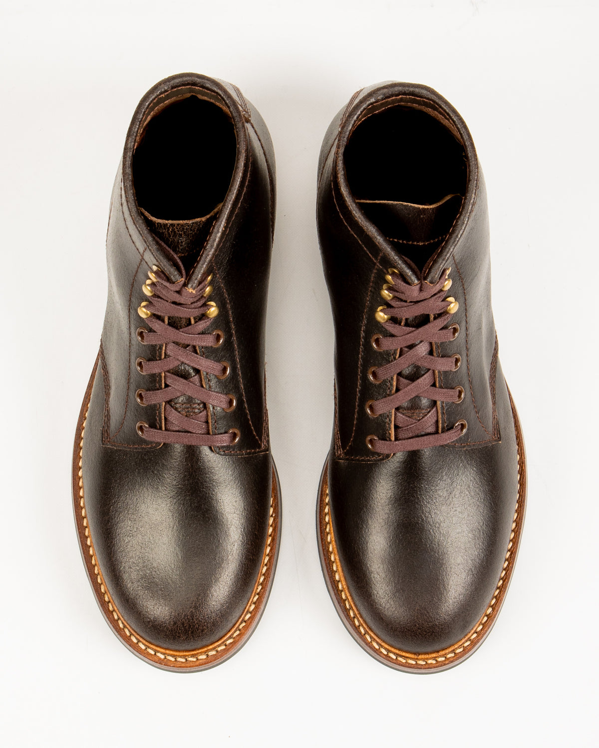 John Lofgren El Capitan Boots - Dark Brown Waxed Flesh - Standard & Strange