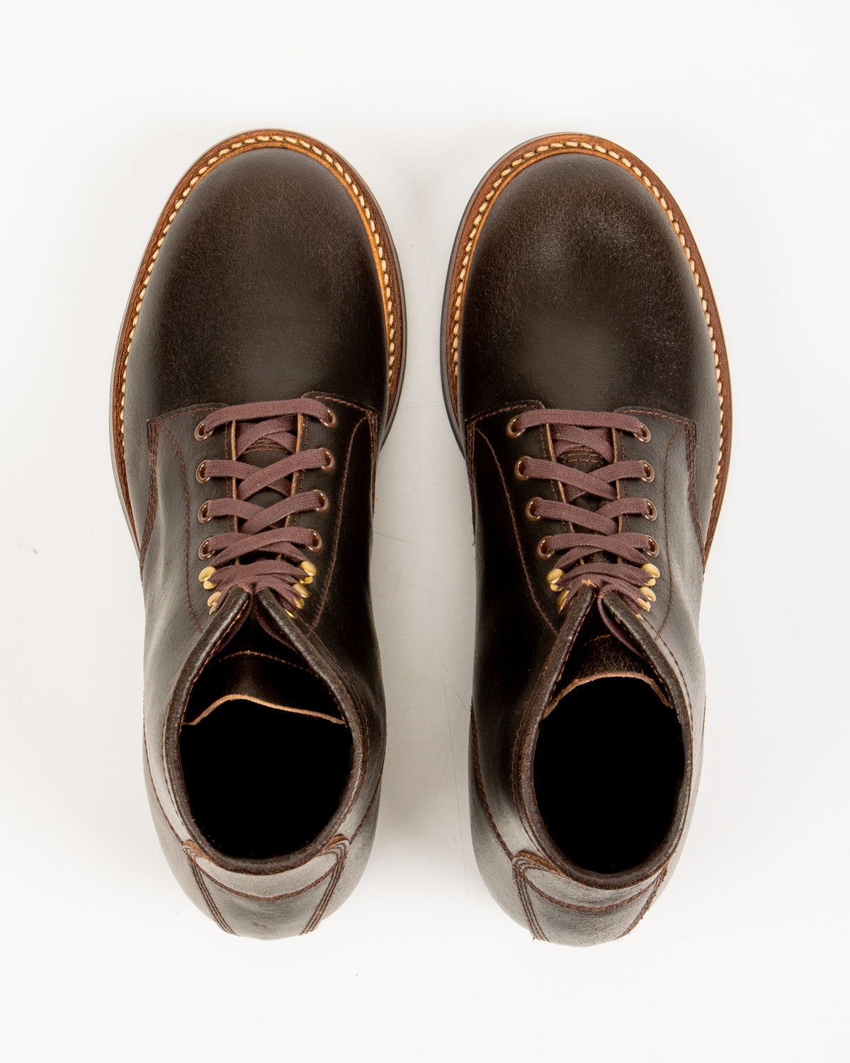 John Lofgren El Capitan Boots - Dark Brown Waxed Flesh - Standard & Strange