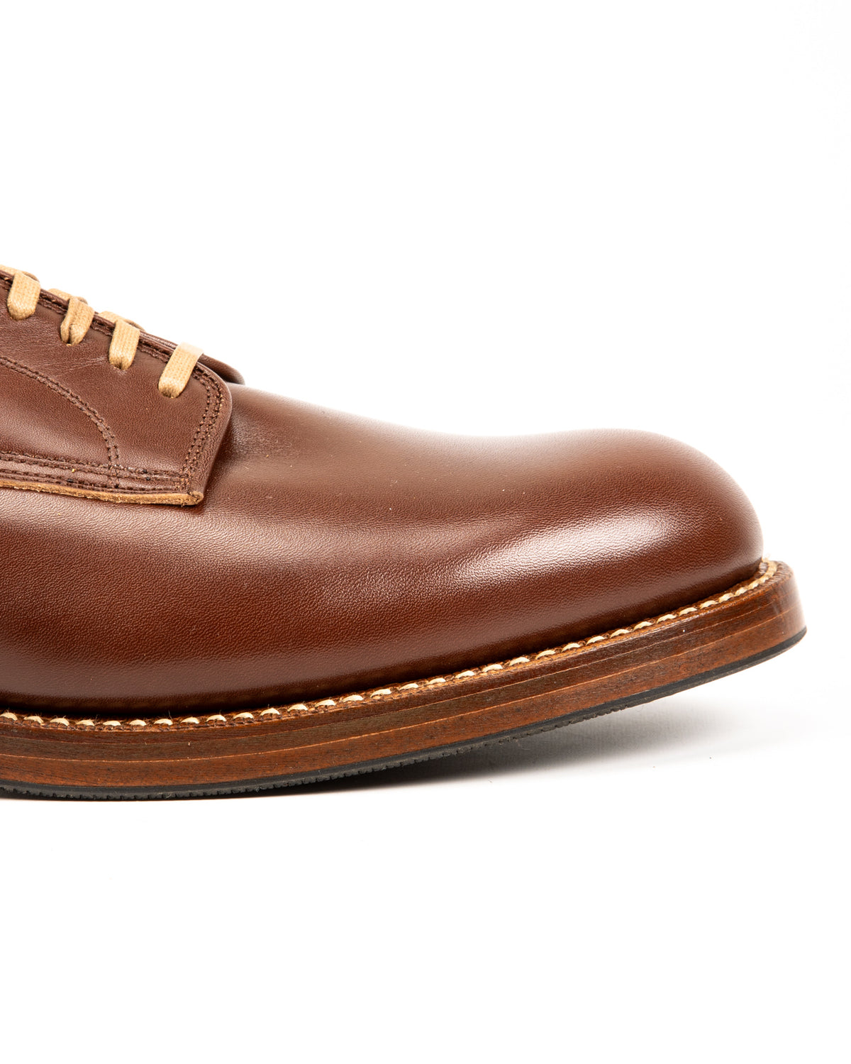 John Lofgren USN Low Quarter Shoes - Russet Brown Calfskin - Standard & Strange
