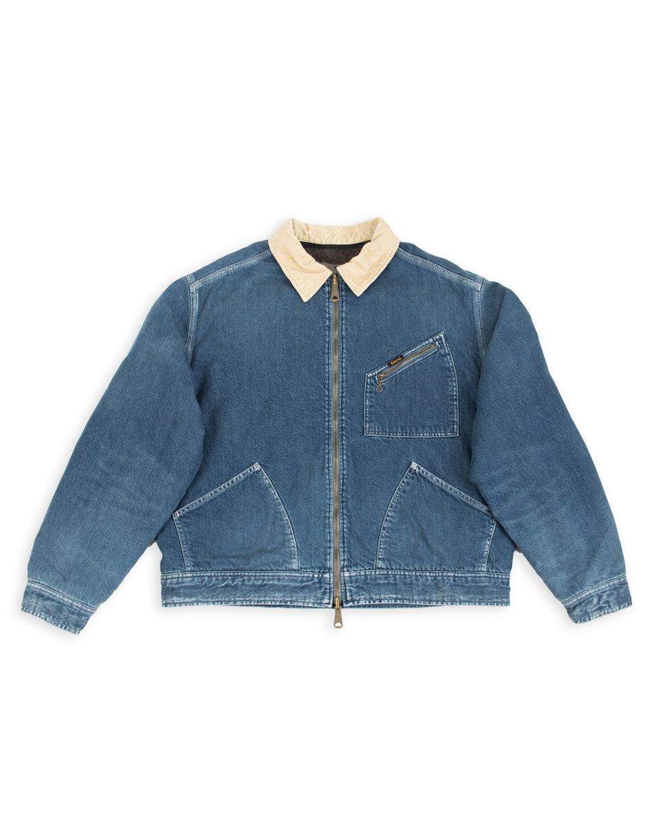 Kapital 11.5oz Denim BONE Lining Reversible ZIP-UP Work JKT - PRO - Standard & Strange